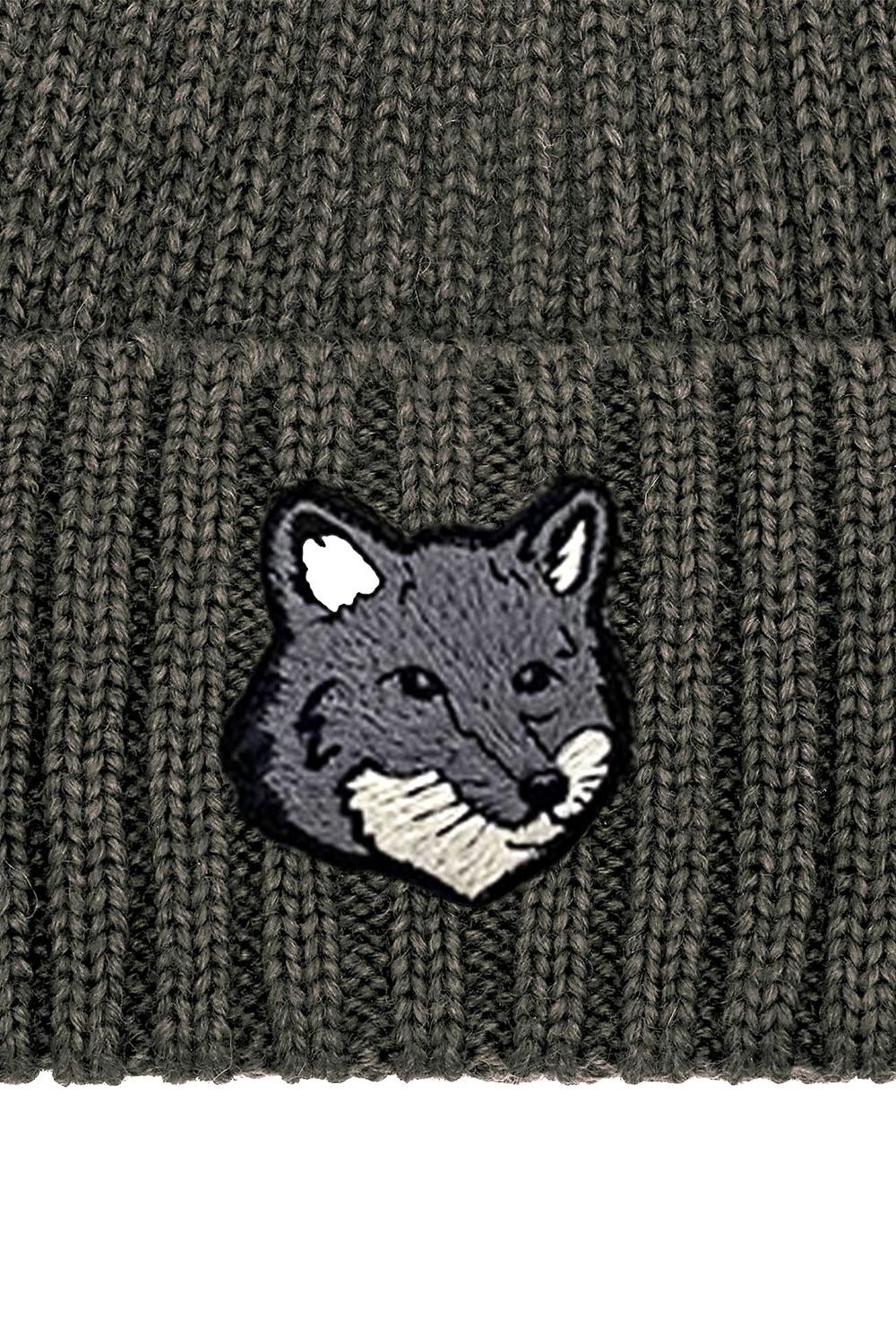 Maison Kitsuné Beanie fox in lana a costine PM06112KT1022/2 P131