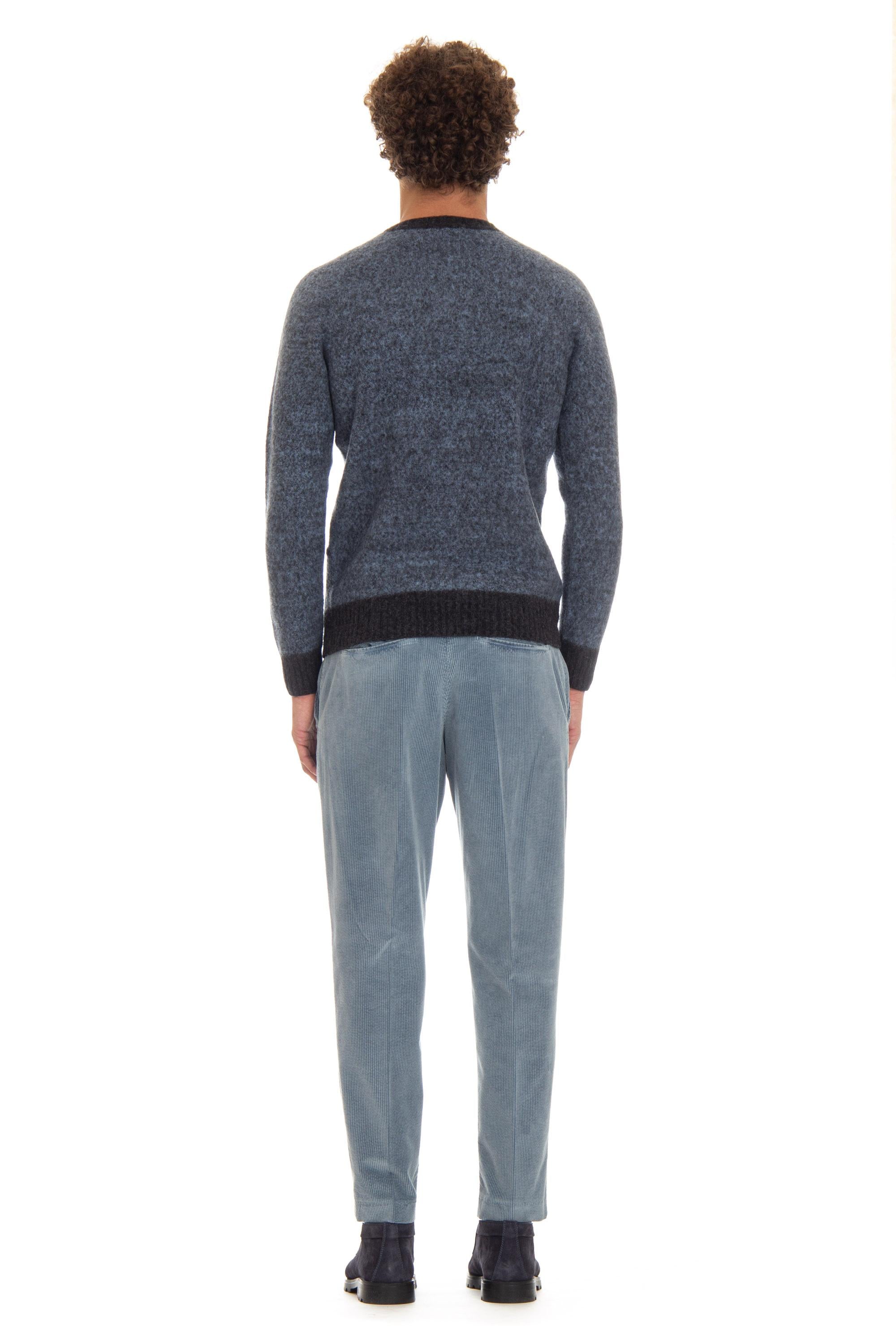 Maglia girocollo in lana garzata supersoft D8W103MG.5 024 Drumohr