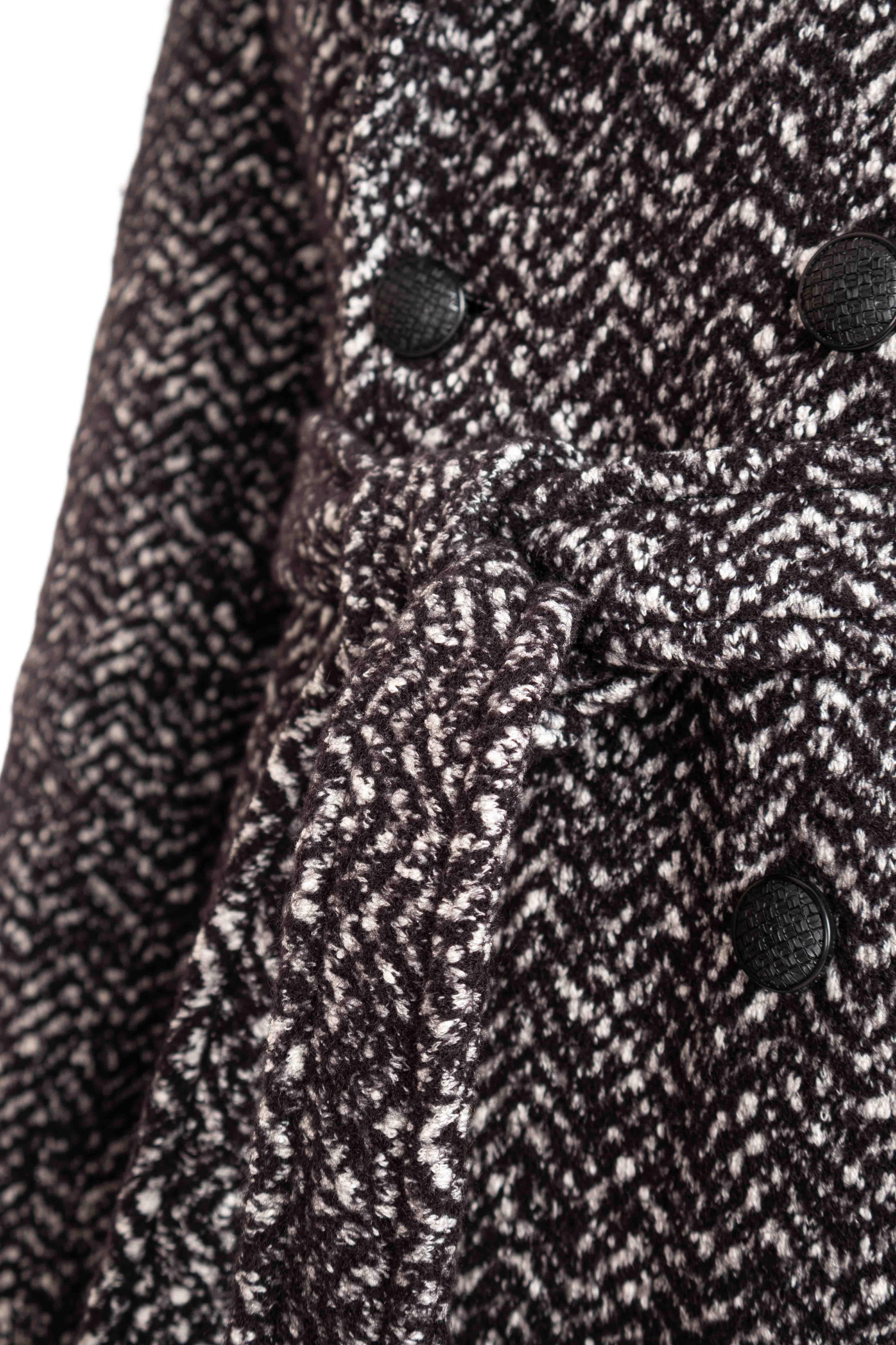 Cappotto doppiopetto in lana-cotone mod. Royce ROYCE A30007 N1288 Tagliatore