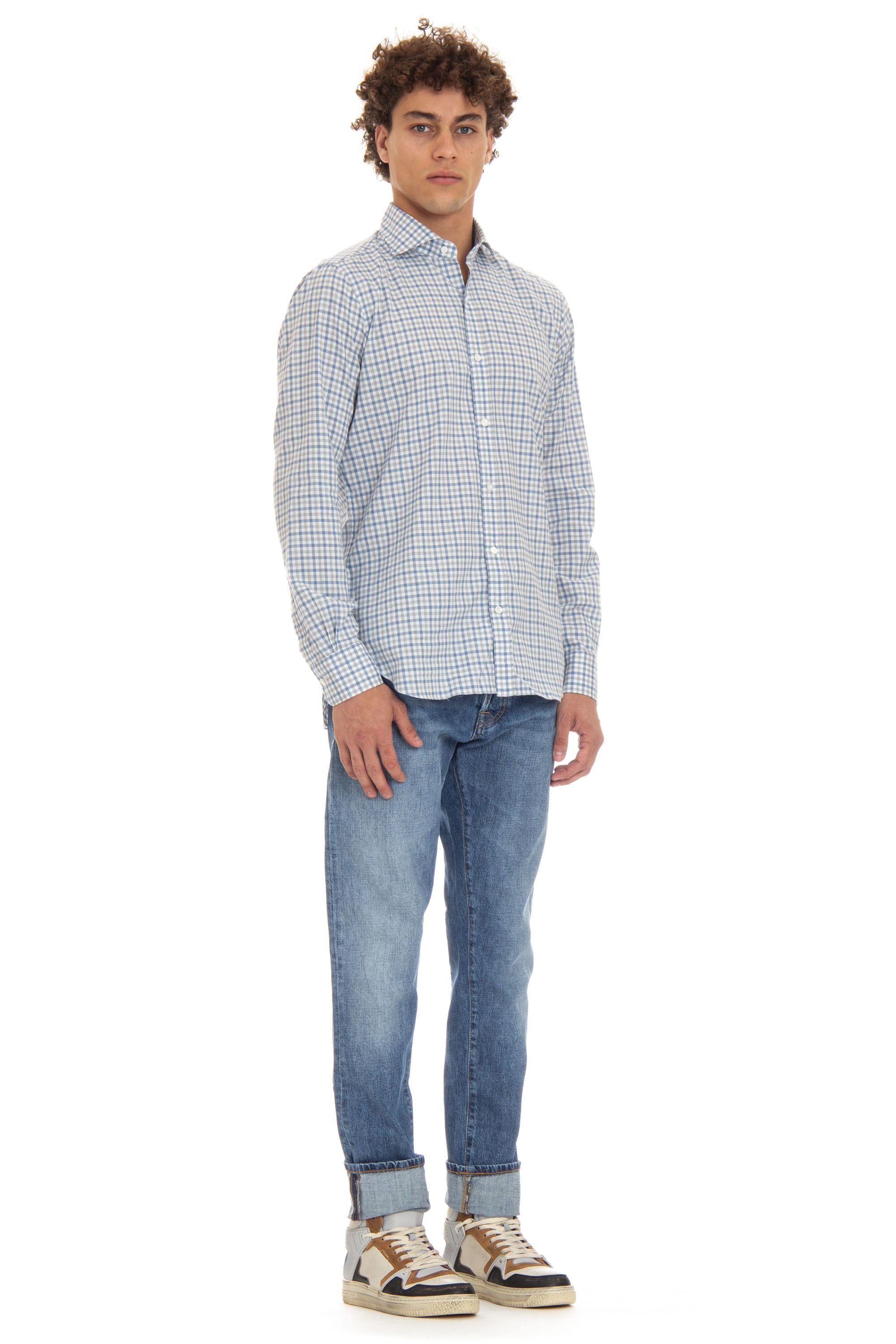 Barba Camicia micro quadretto linea Dandylife LFU13P0144013.X/2 0002