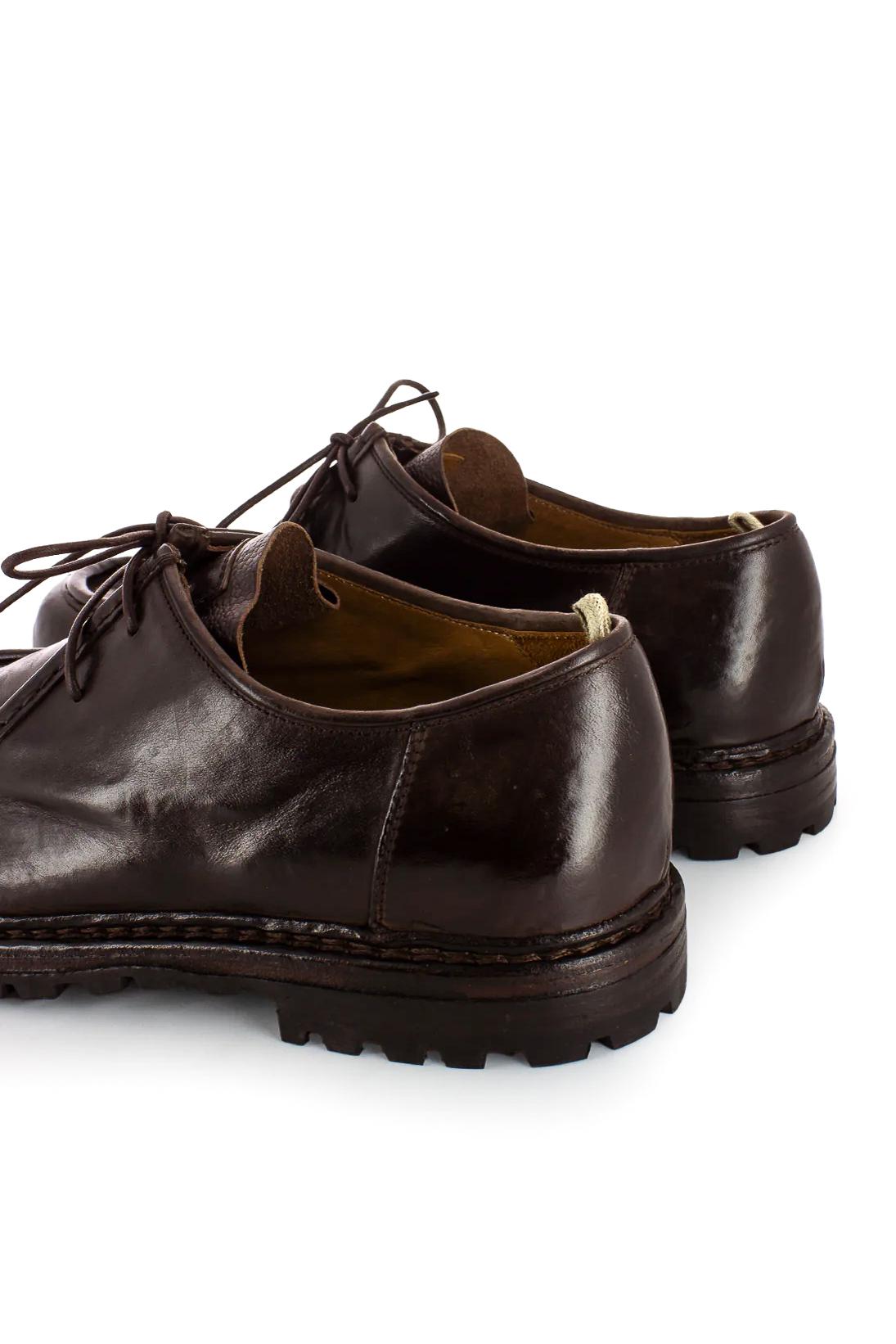 Officine Creative Scarpa allacciata in pelle fondo cuoio OCUVOLC009CHIC1D272 T.MORO 25