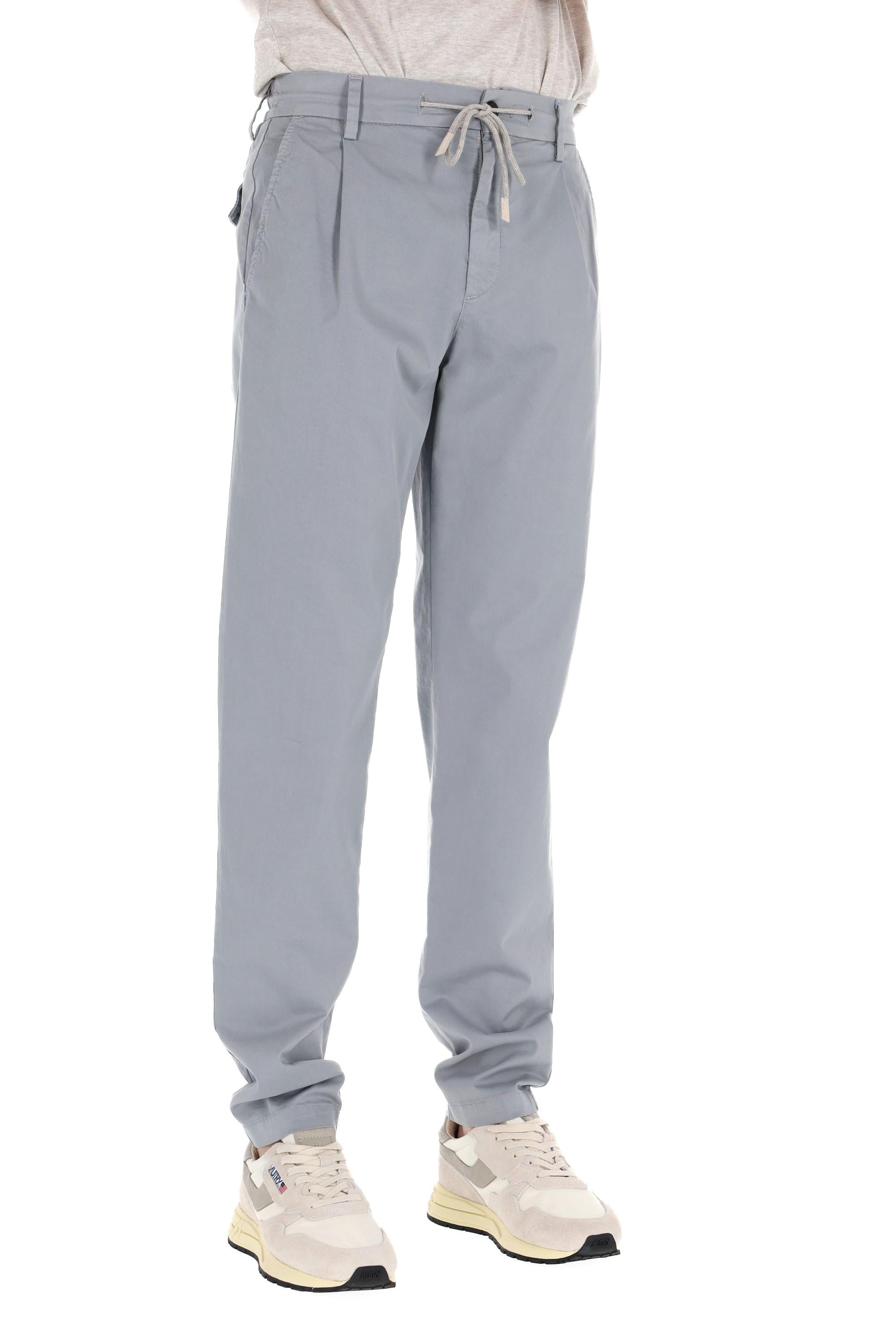 Eleventy Pantalone in cotone comfort con coulisse K75PANG03 TET0G002 08NN