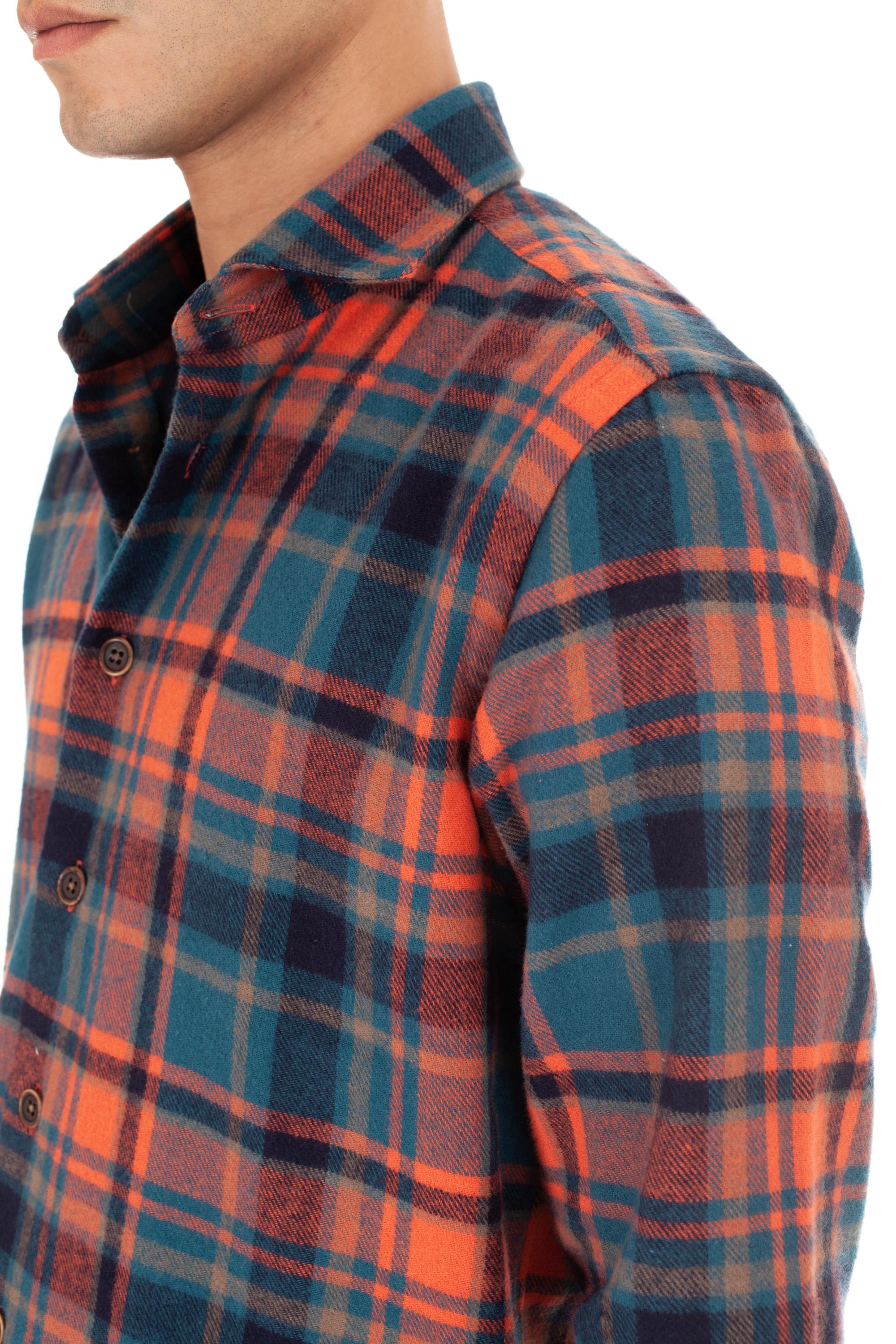 Overshirt in flanella check 17028 1 Borriello