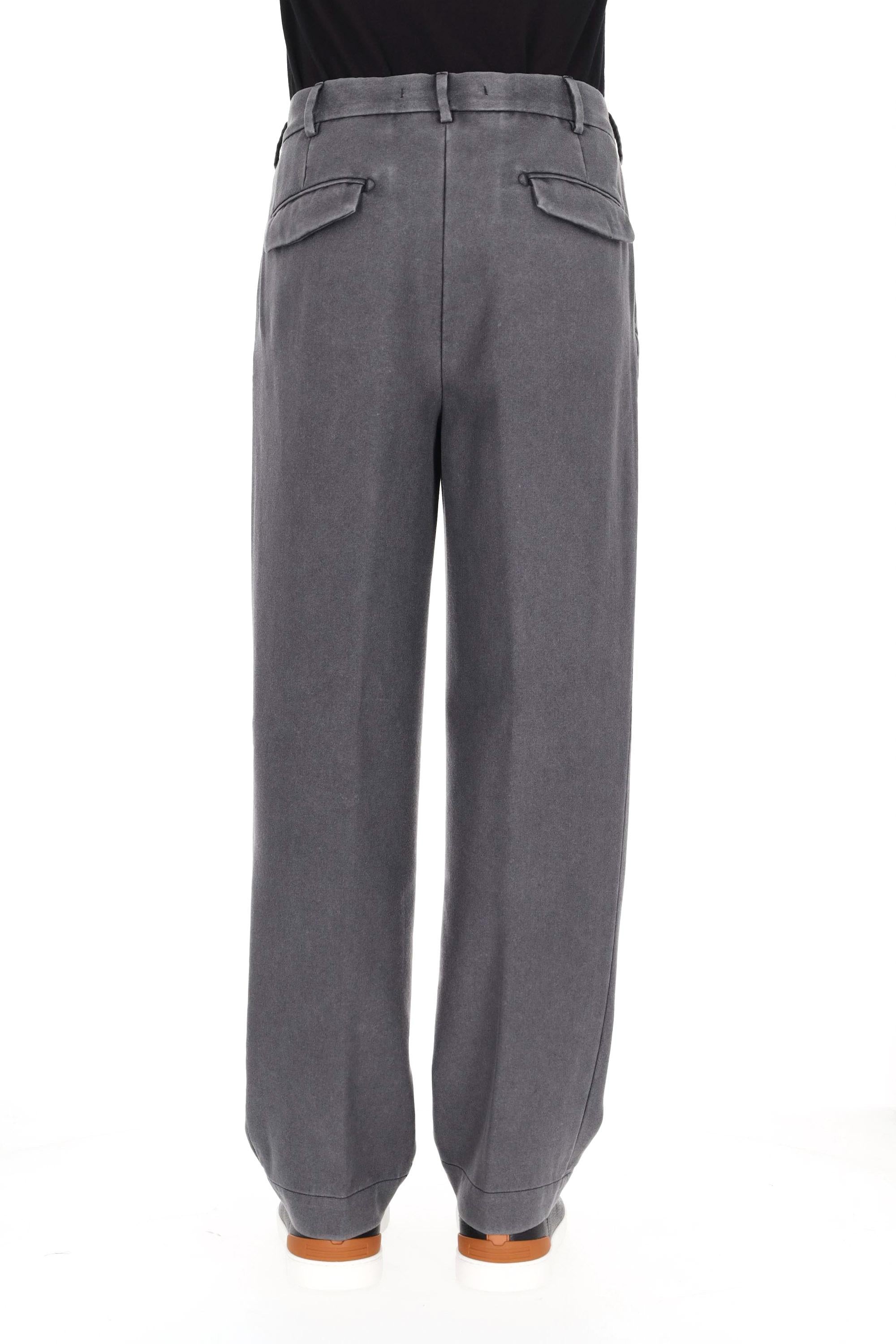 Myths Pantalone in lana vergine delavé mod. Ade-P over fit 25WM23L 102 34