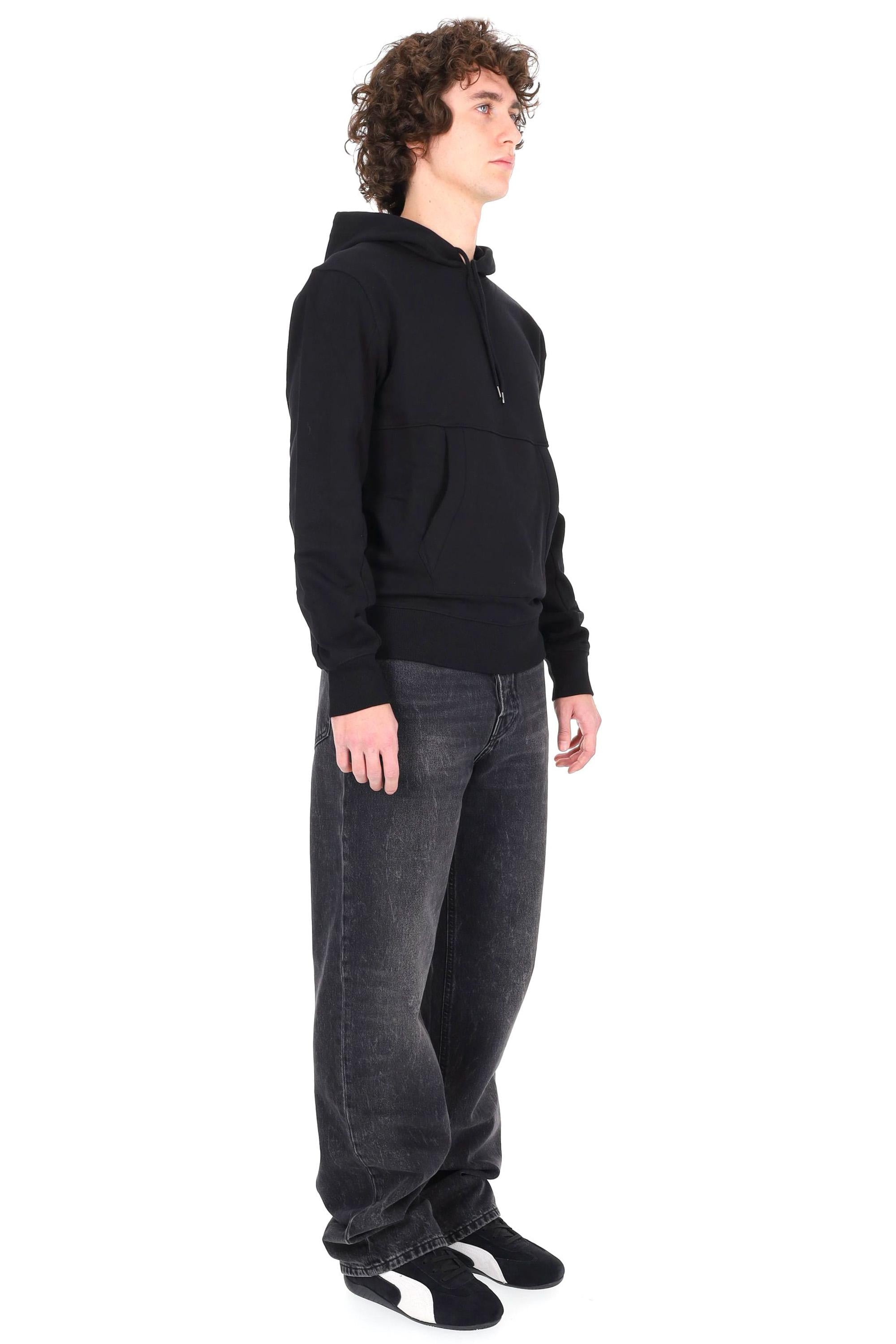 CP Company Felpa con cappuccio in cotone diagonale RCCMSS714A-005086W/2 999