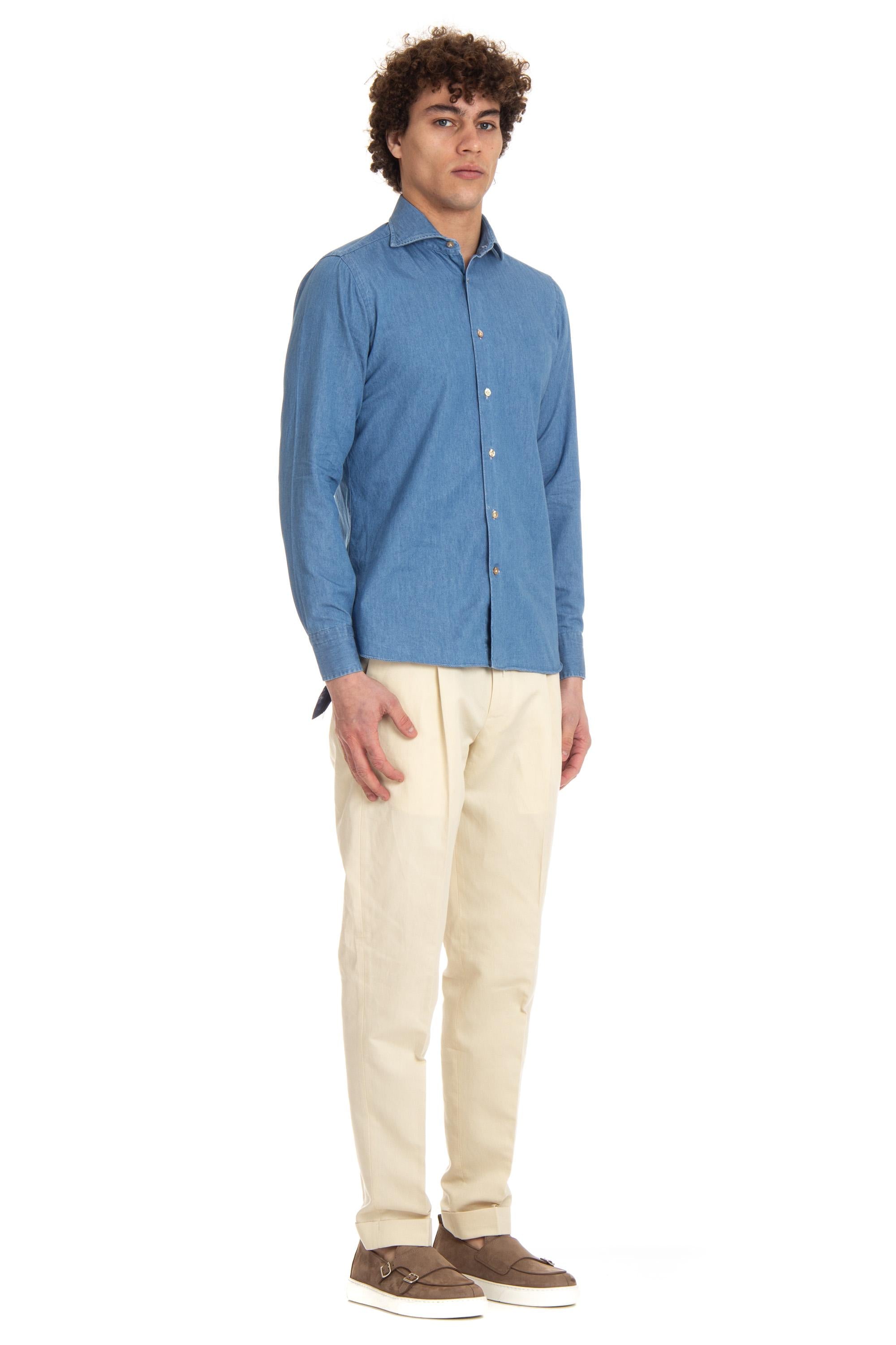 Borriello Camicia sartoriale in denim 9095/4 2