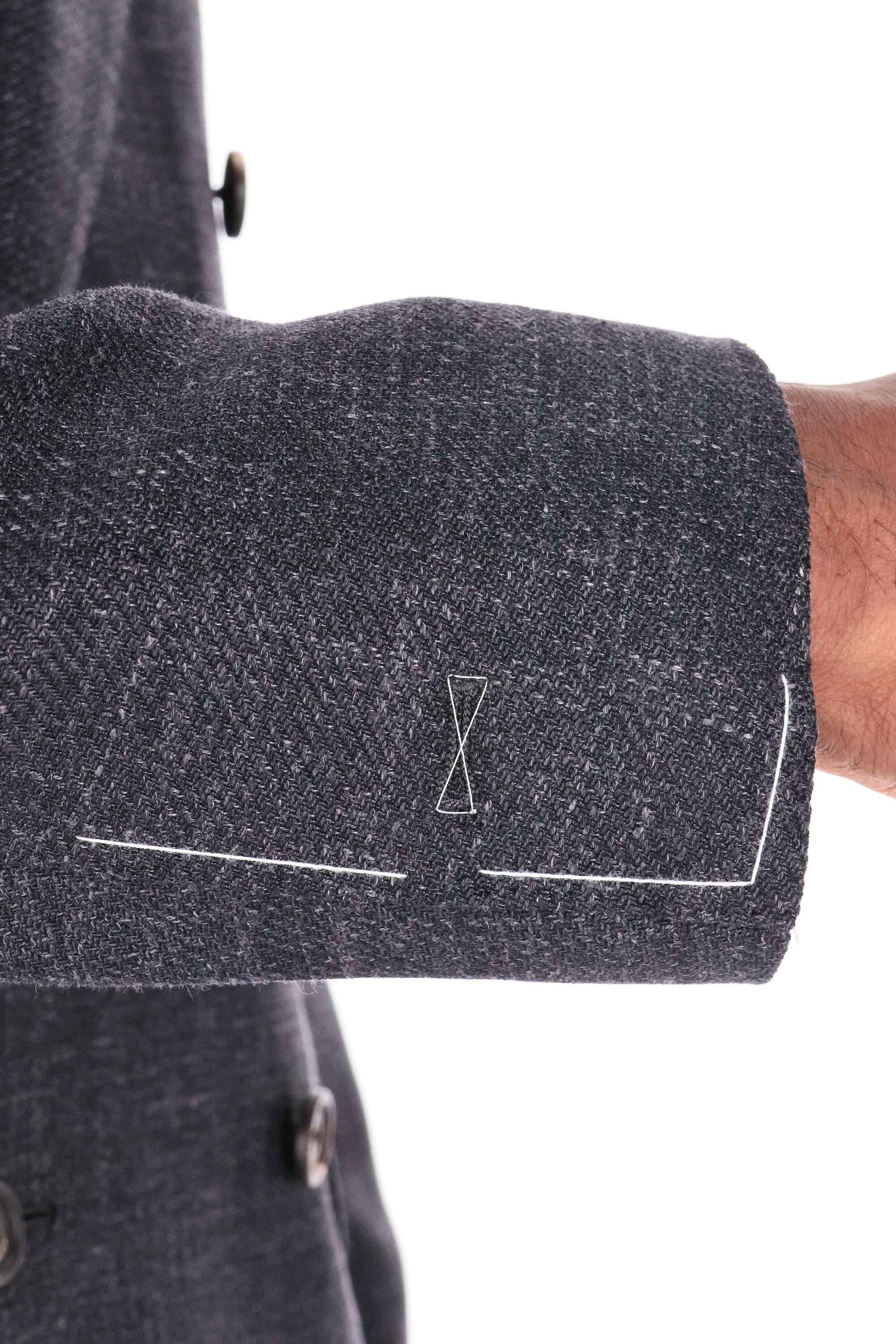 Eleventy Giacca doppiopetto tramata in lana-lino-seta L75GIAE01 TES0L118 22