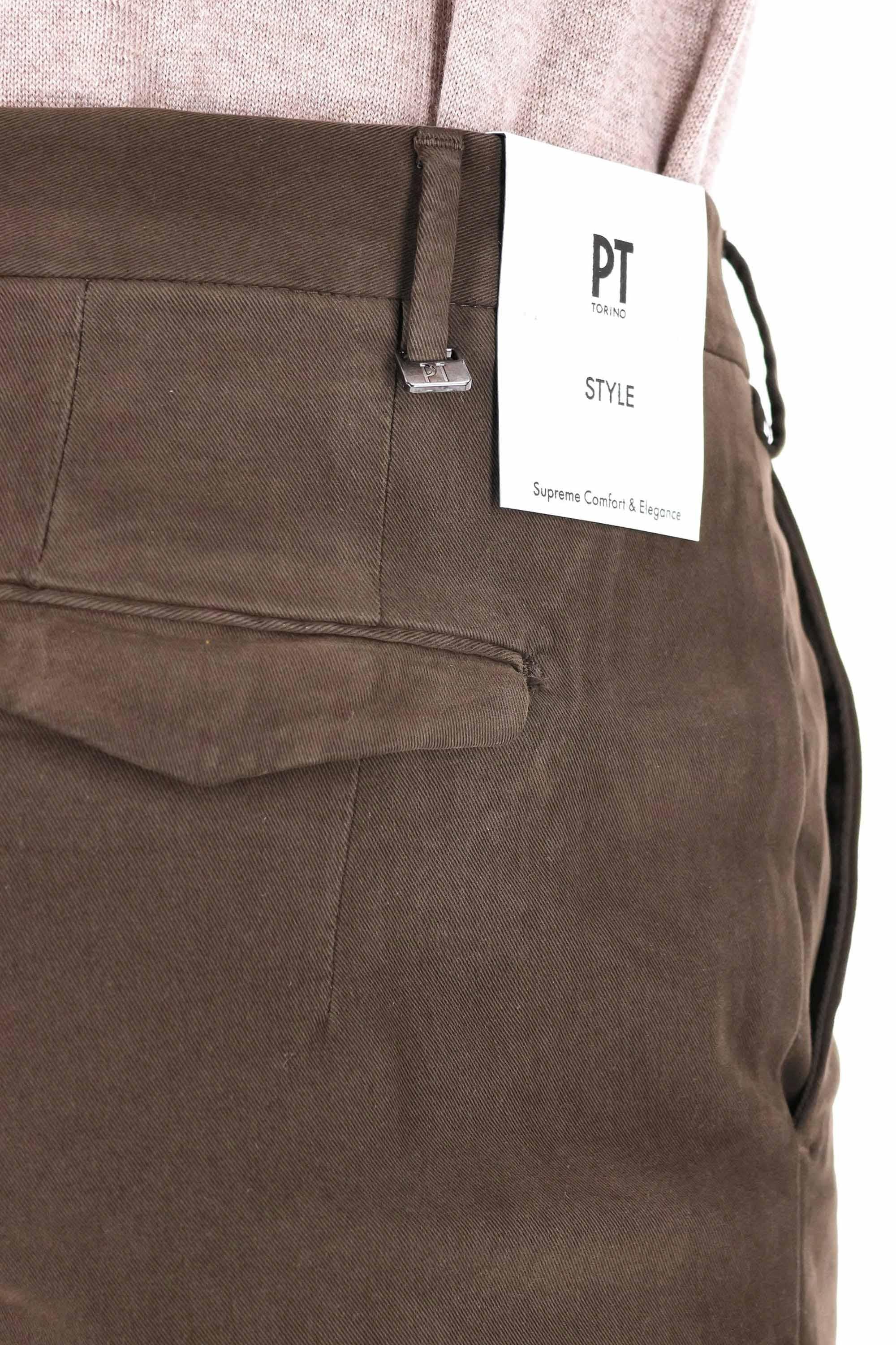 PT Torino Pantalone in gabardina di modal e cotone Master fit ATMAZ00CL1 NU46.2 Y177