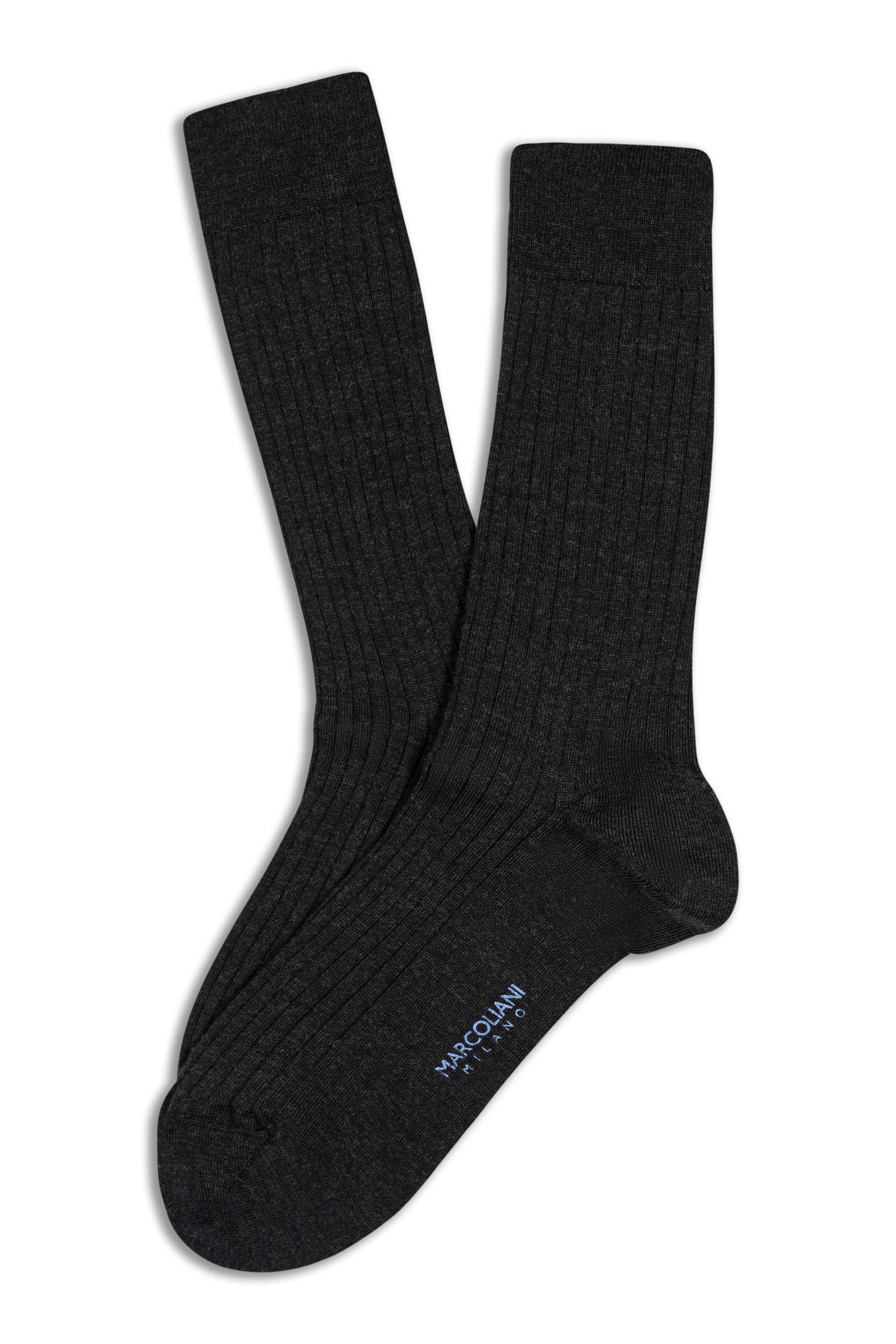 Marcoliani Calze in lana a costine lunghezza polpaccio MAR2740T/1 004
