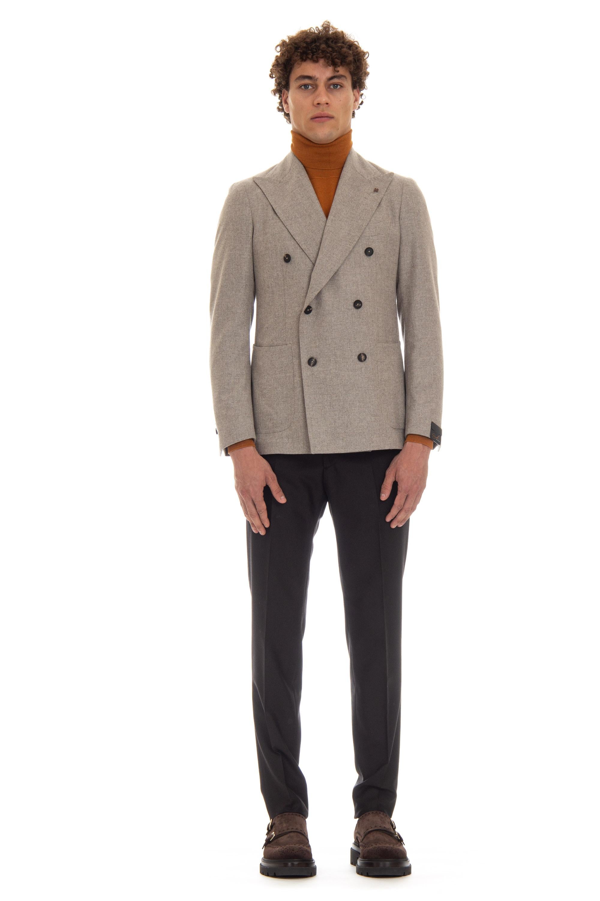 Giacca in lana-cashmere doppiopetto Pino Lerario G-PL20K C90041 T1354 Tagliatore