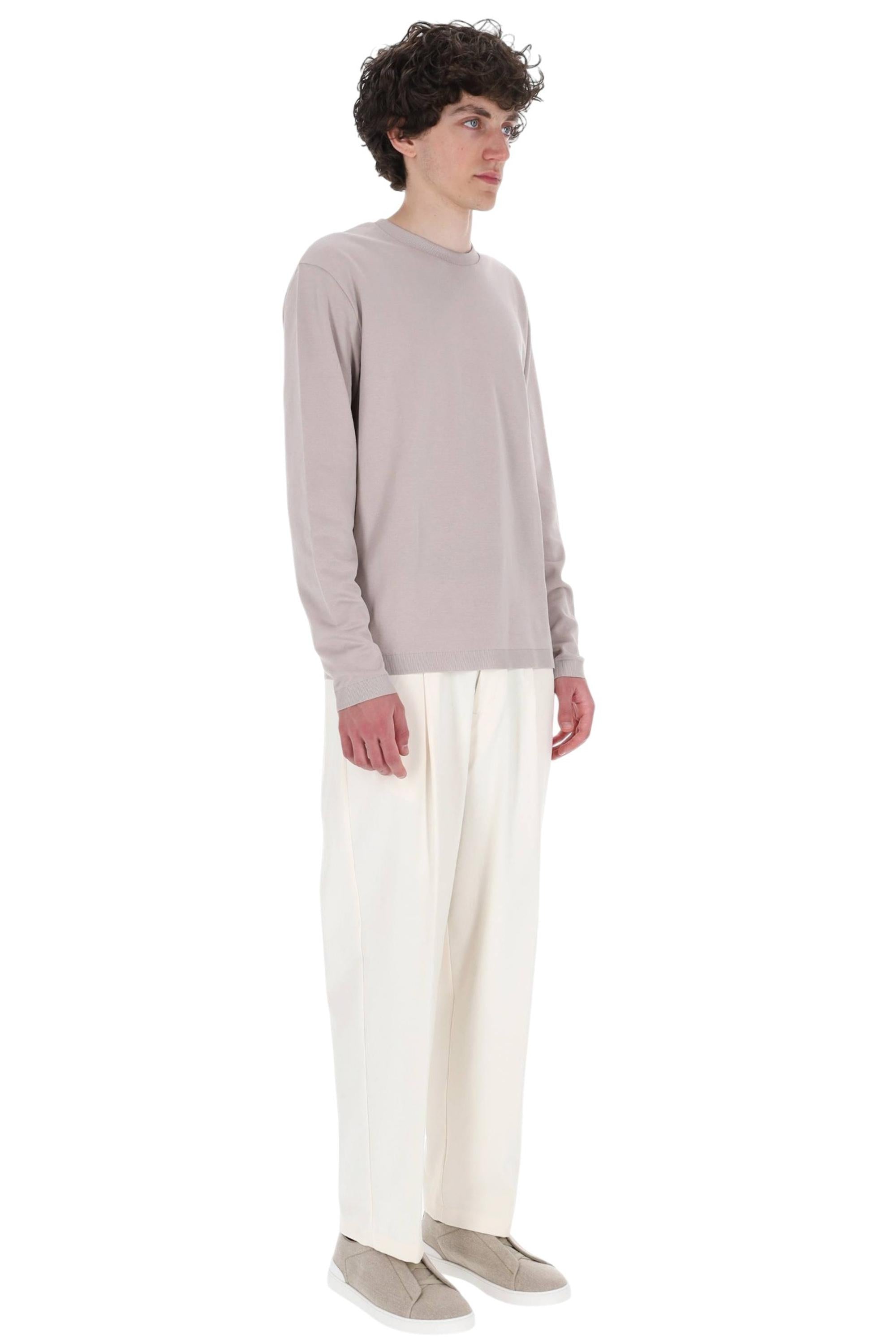 Herno T-shirt manica lunga in jersey di cotone JG000262U/2 9403