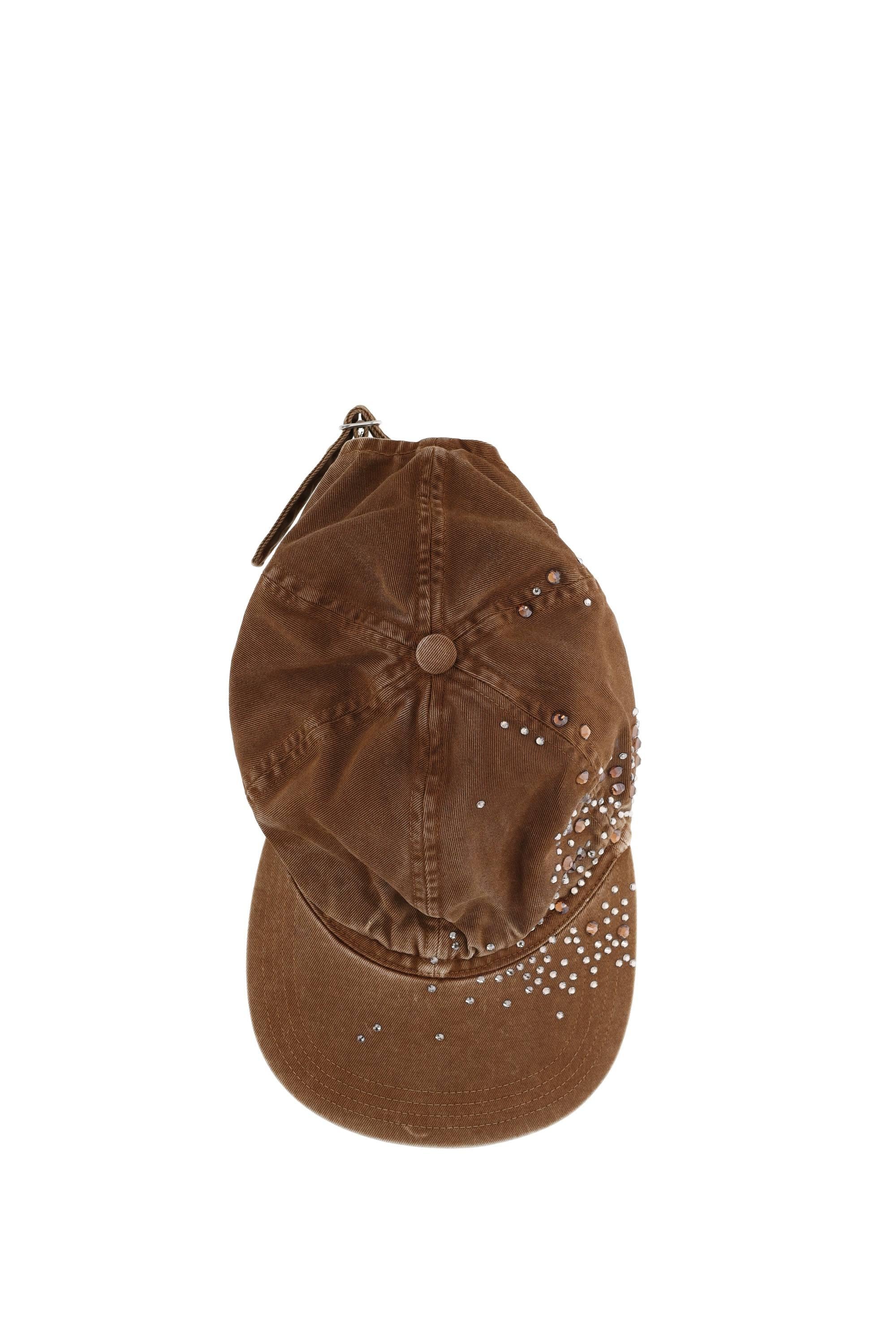 Haikure Cappello baseball gioiello in cotone mod. Rhinestones 58106GF142PX-2 T0003