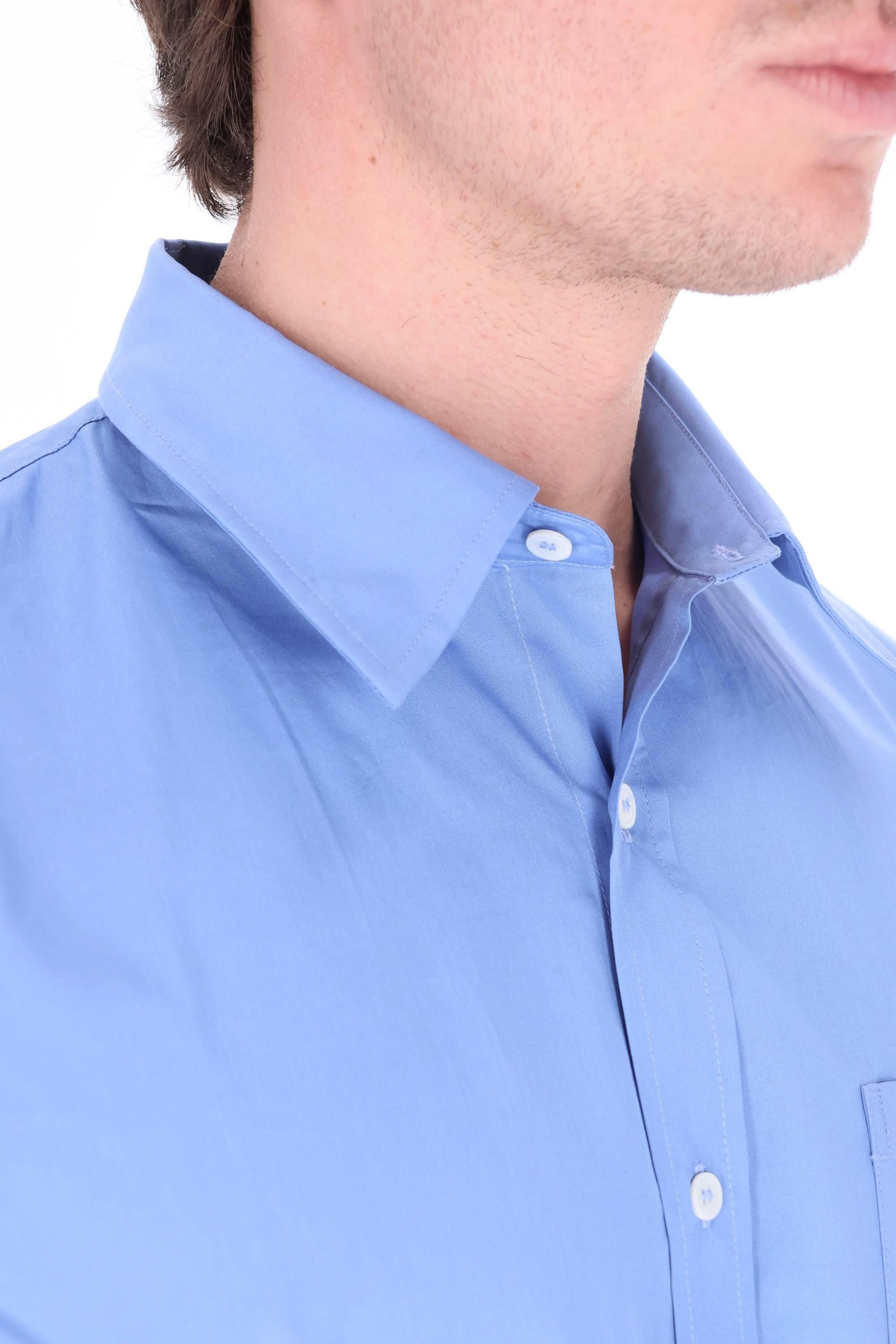 A.P.C. Camicia in popeline di cotone COHLE-H12652/2 IAA-BLEU