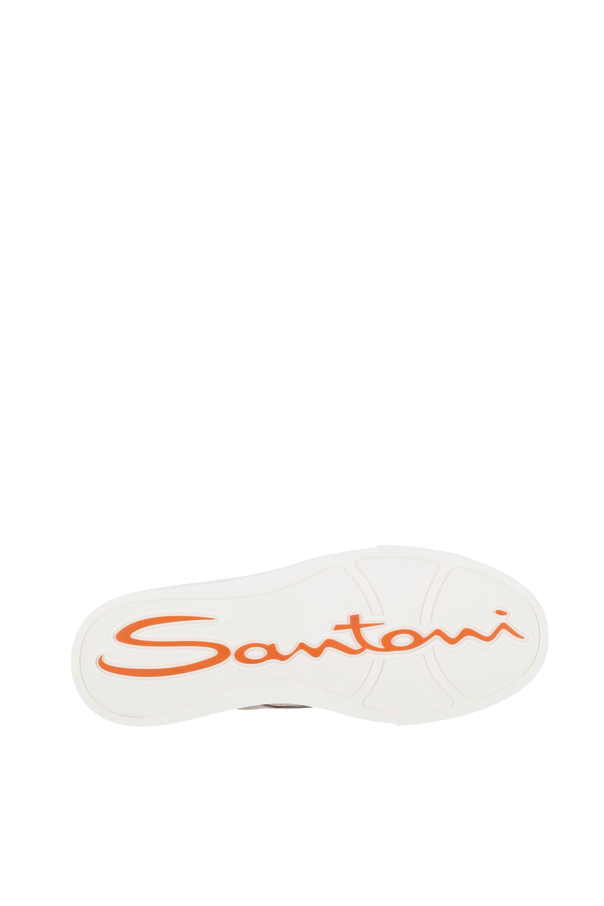 Santoni Sneaker Double Buckle in pelle MBGT21964PNNCFCT M50