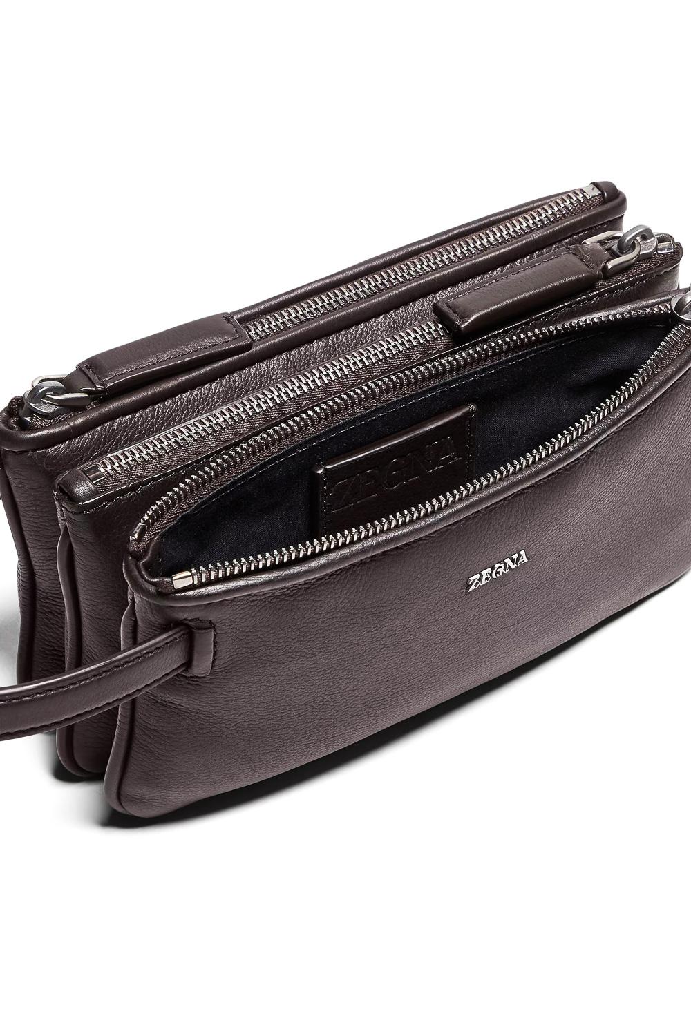 Zegna Pouch in pelle second skin LHOTO-E2064Z AMO