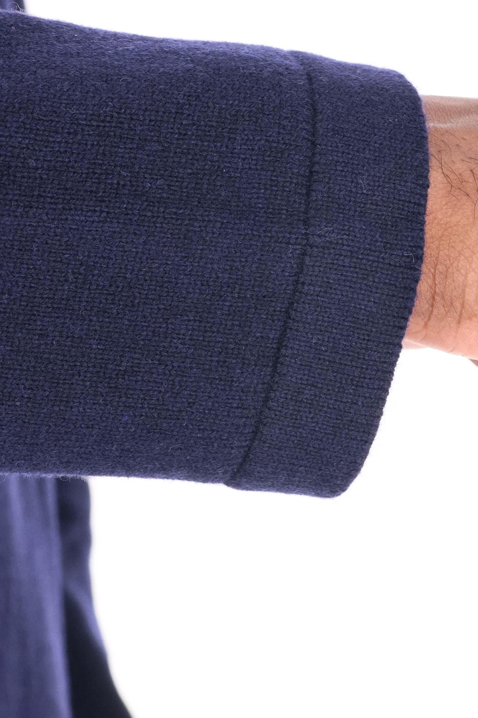 Cardigan in lana con taschino WOASB M03237 DARK NAVY A.P.C.