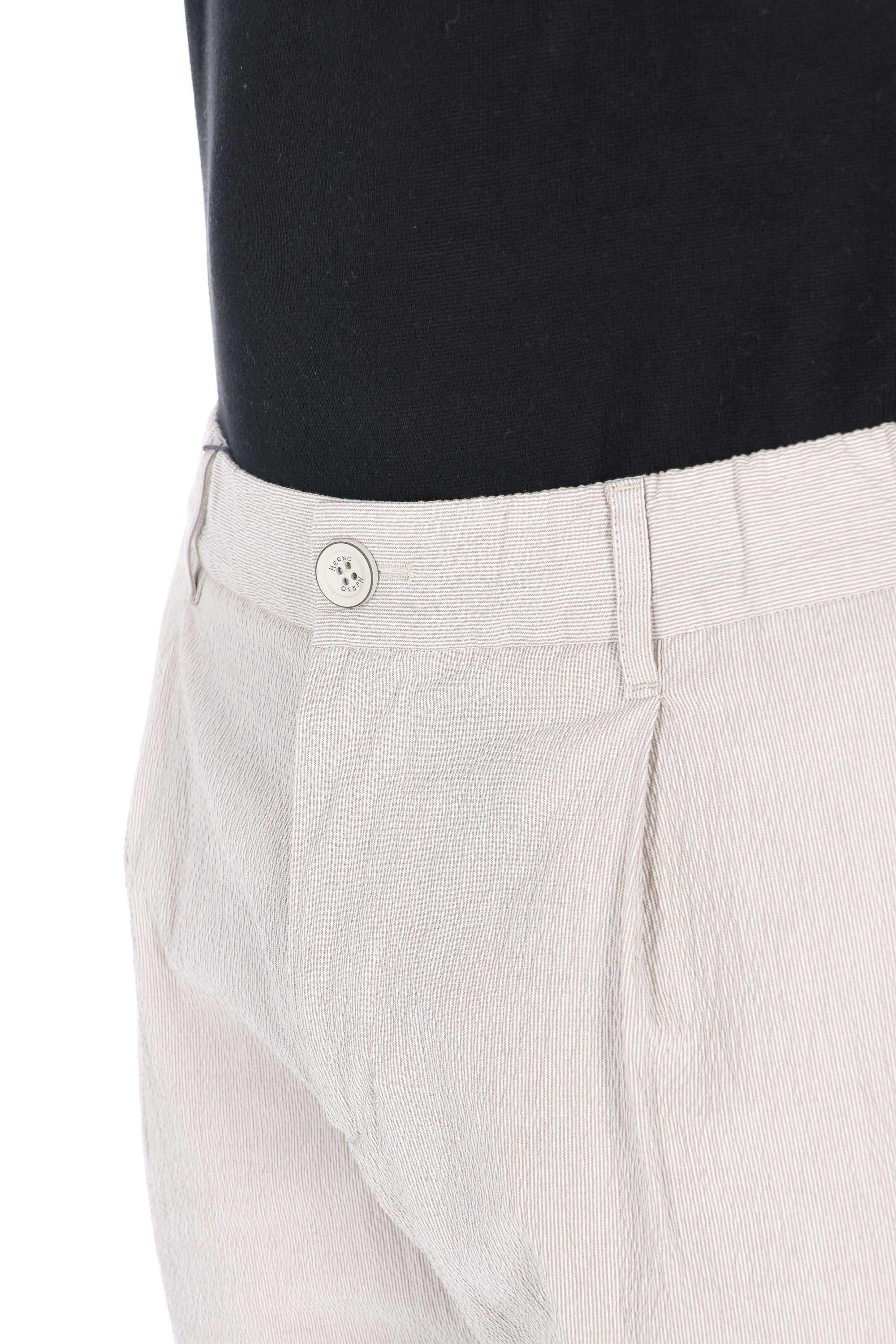 Pantalone in cotone goffrato PT000100U 1985 Herno