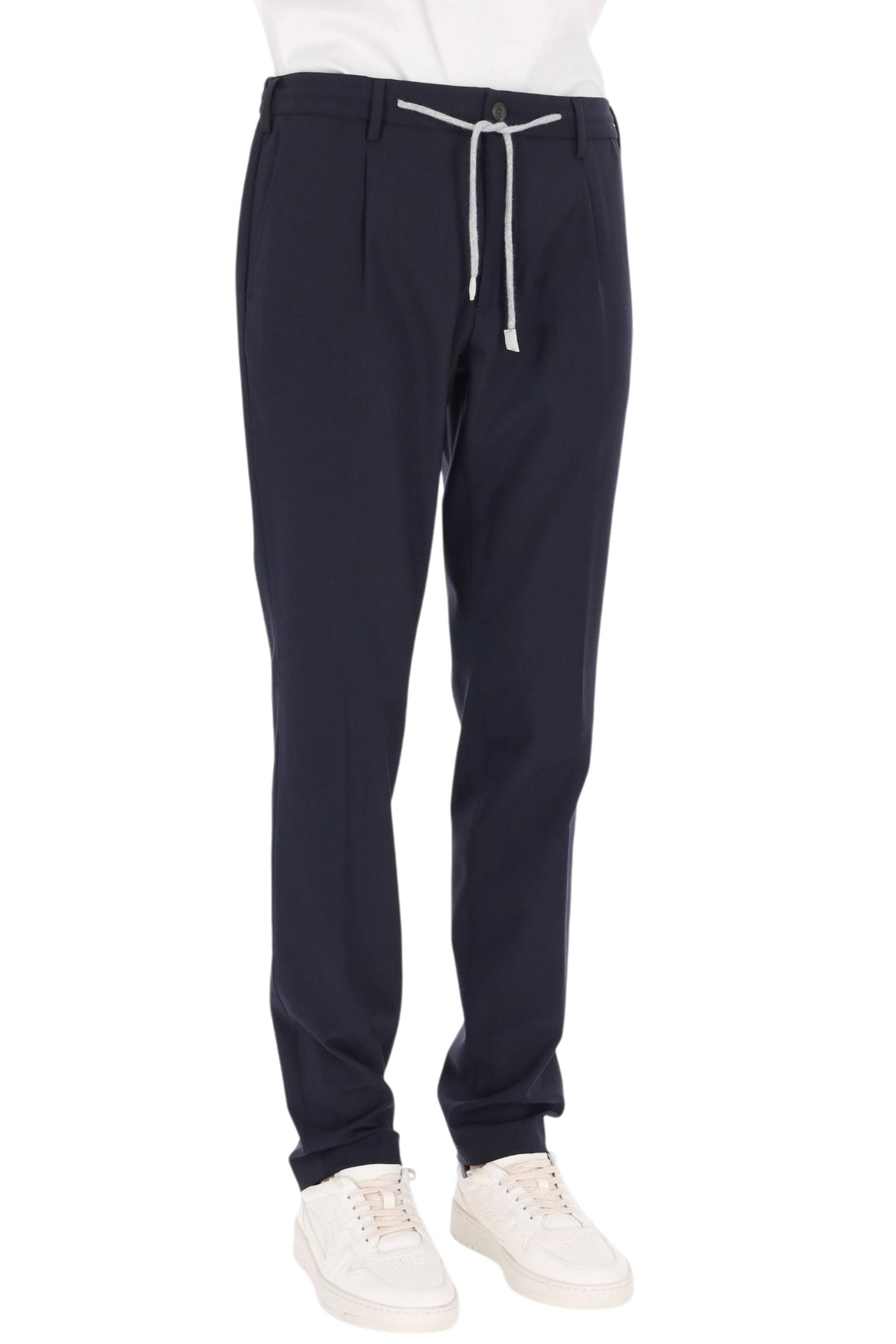 Eleventy Pantalone jogger in lana vergine bi-stretch X75PANB21 TES0A053/2 11N