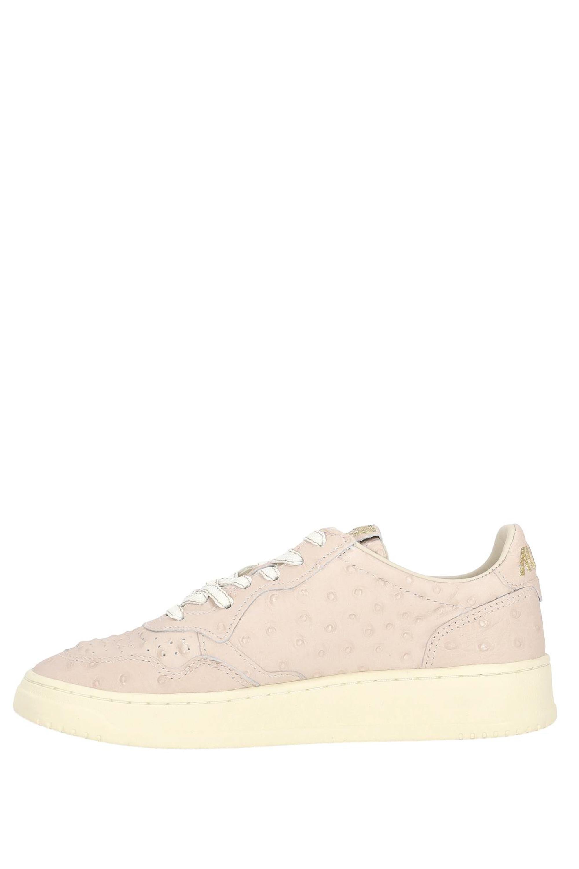 Autry Sneaker Medalist donna in pelle effetto struzzo AULW OT02 WOODASH