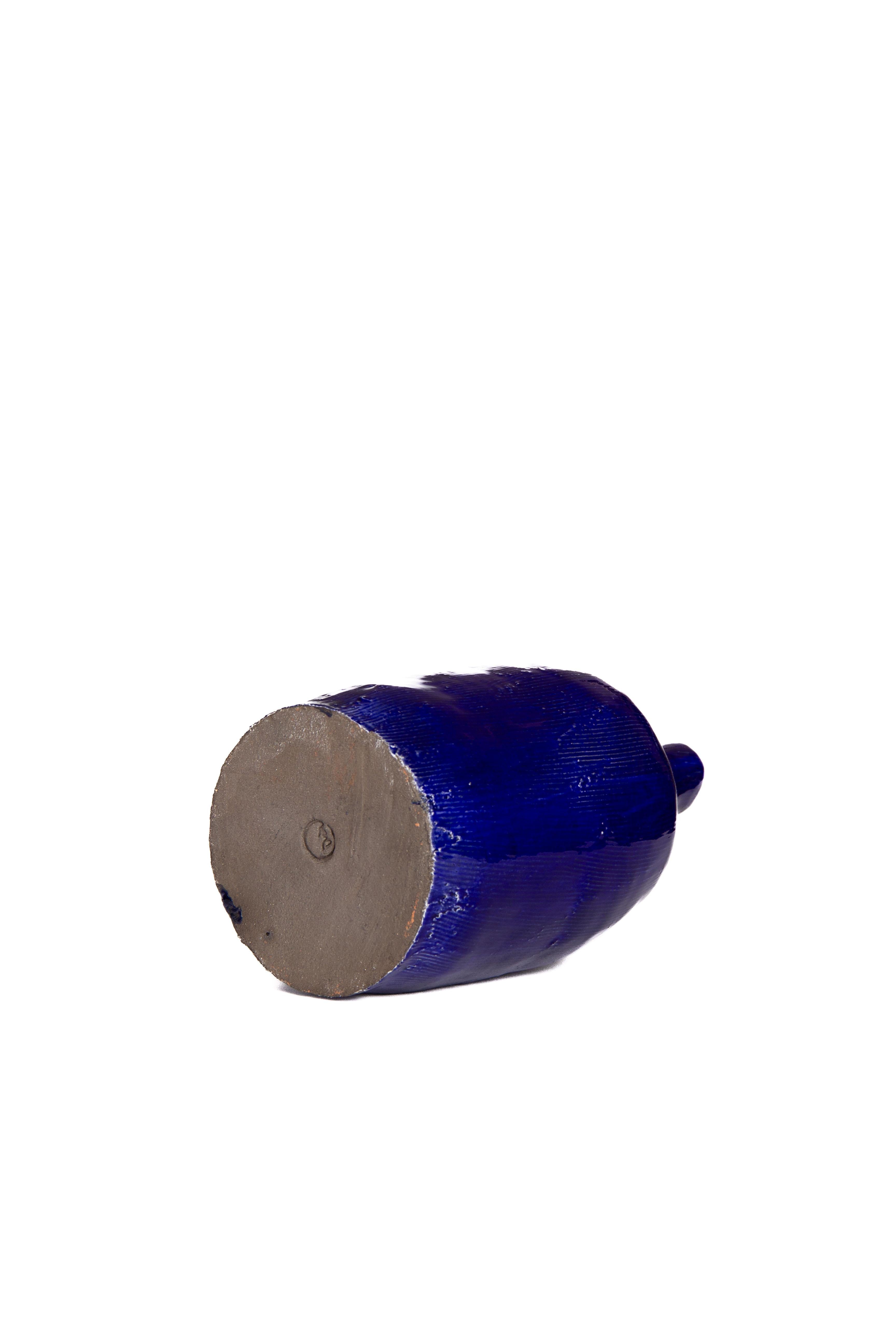Vaso artigianale in ceramica JAR 4 BLUR Il Setaccio