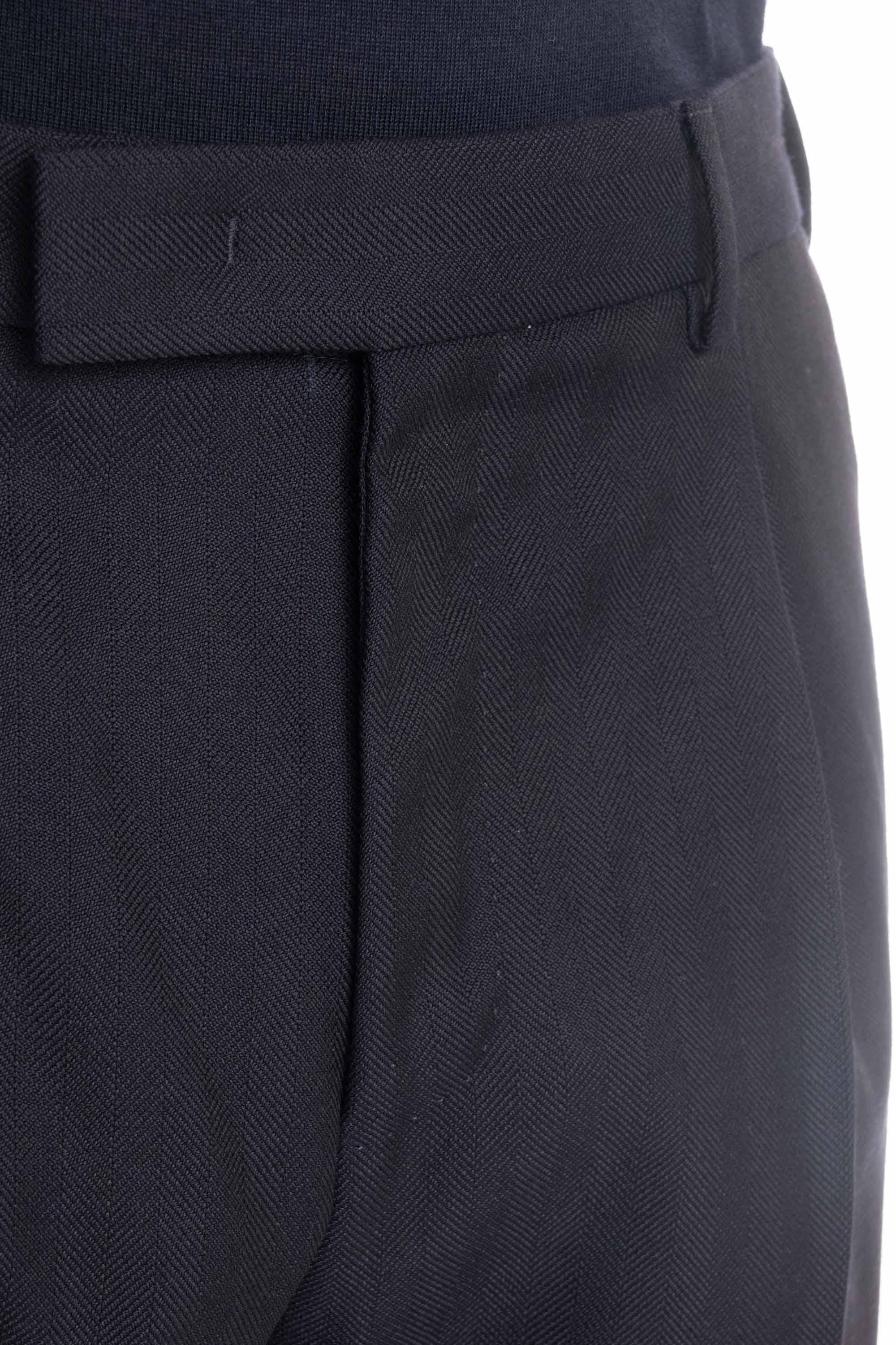 Pantalone in lana spina di pesce Rebel fit RFZAZ40FWD MR80 0360 PT Torino