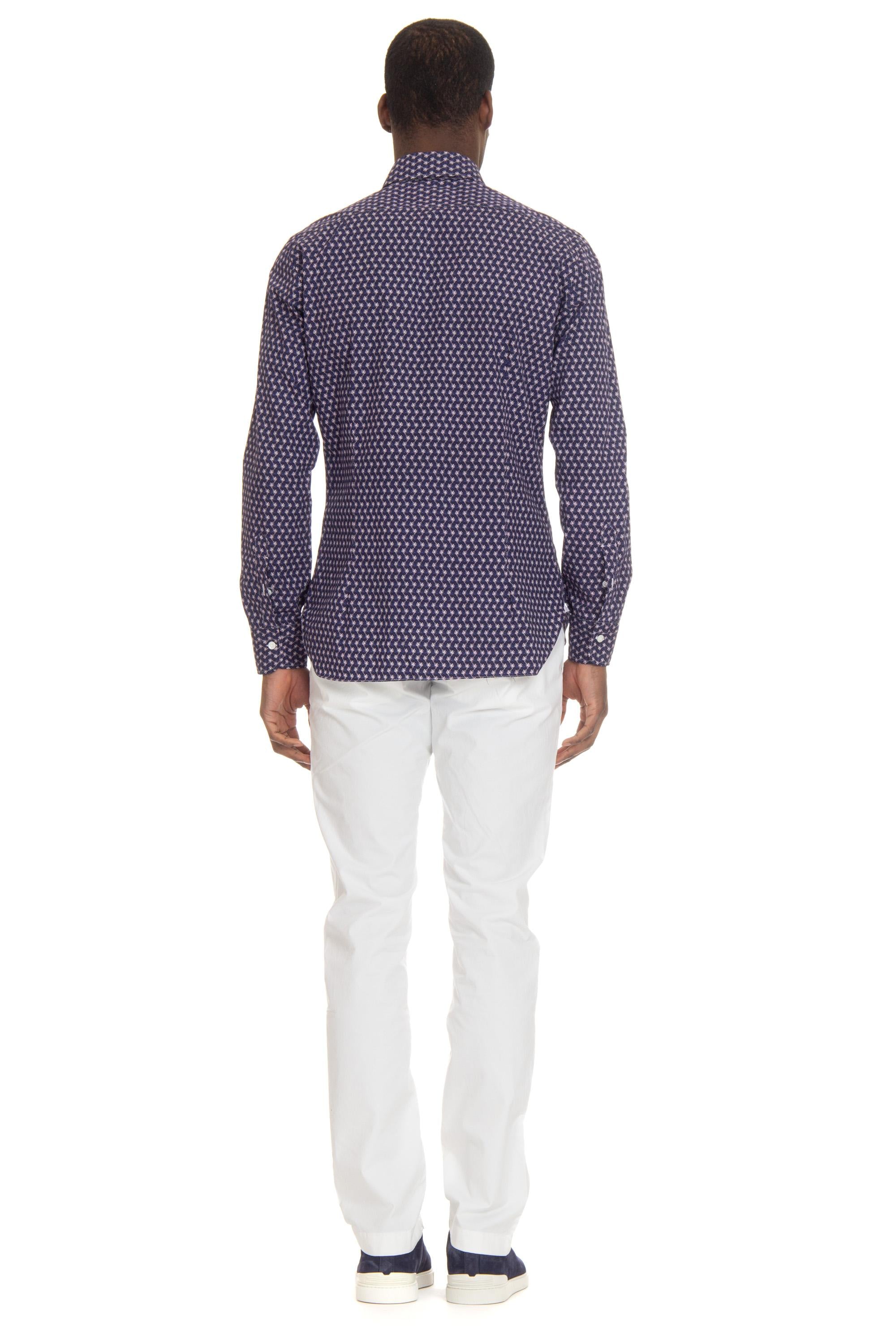 Barba Camicia sartoriale a fantasia linea Dandylife LIU13P0140016.U 0001