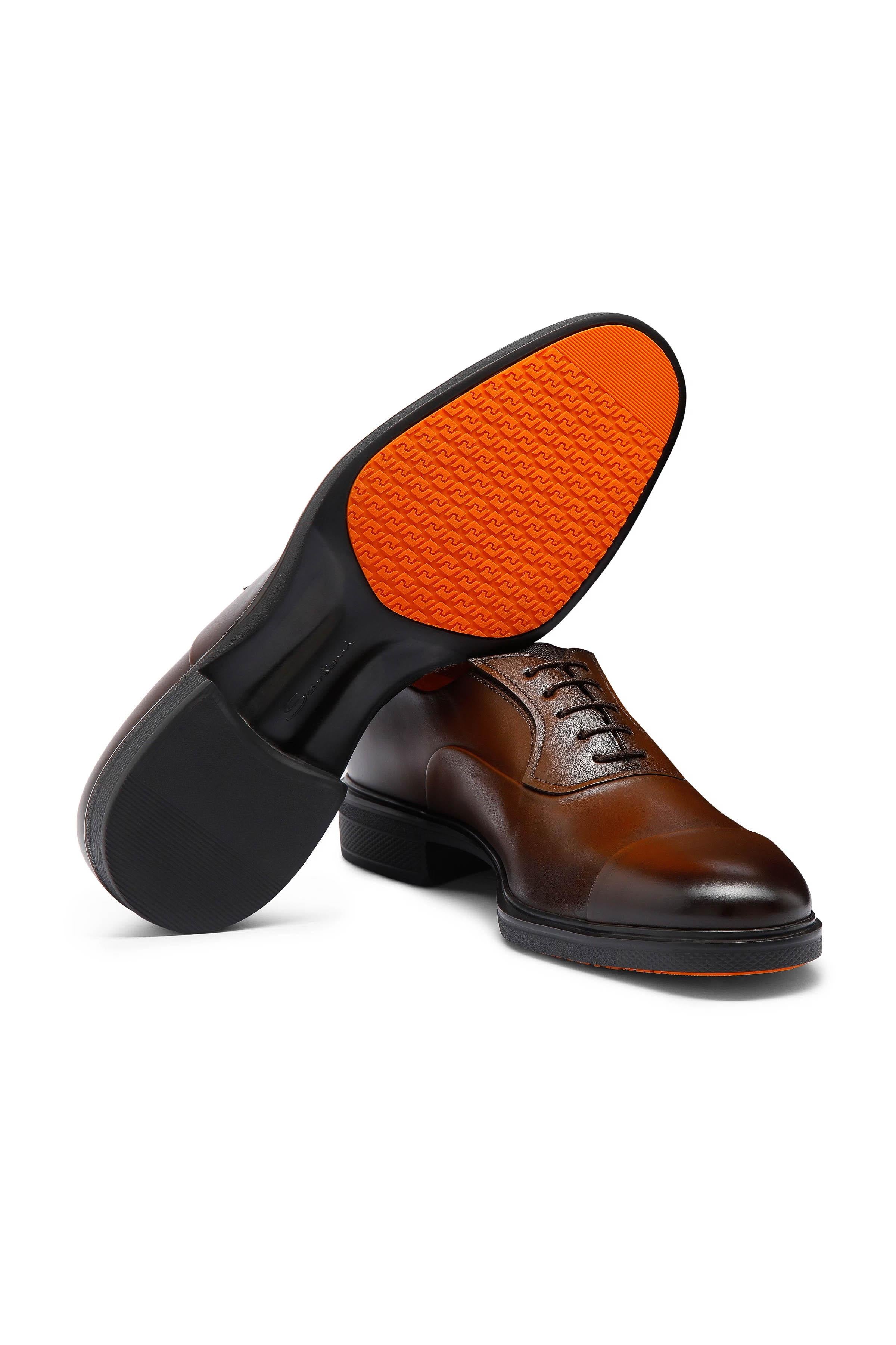 Santoni Scarpa stringata in pelle Easy MGEO18957NEAXNTG T50