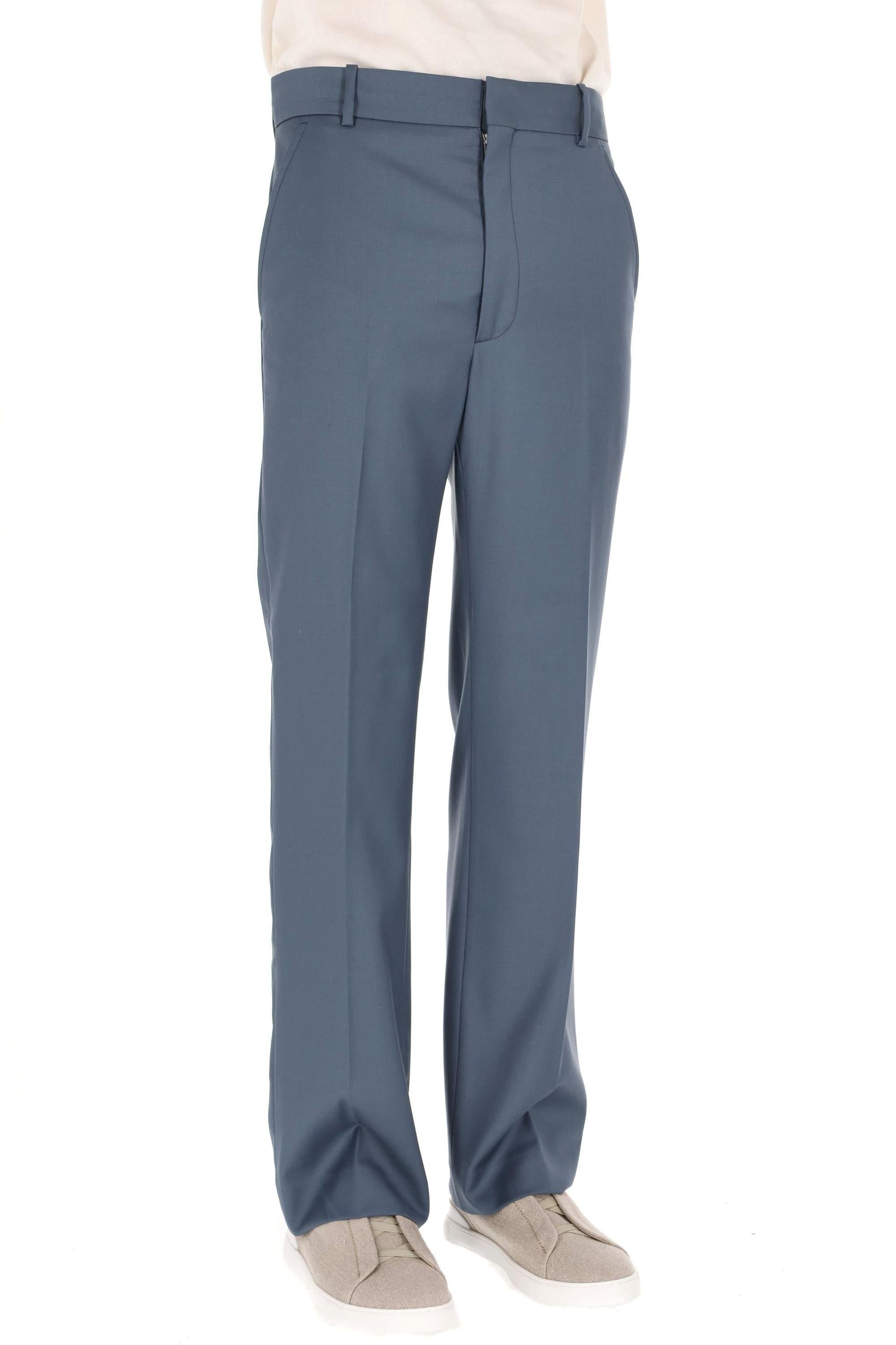 Kenzo Pantalone tailored in lana straight FG55PA2199TV 98