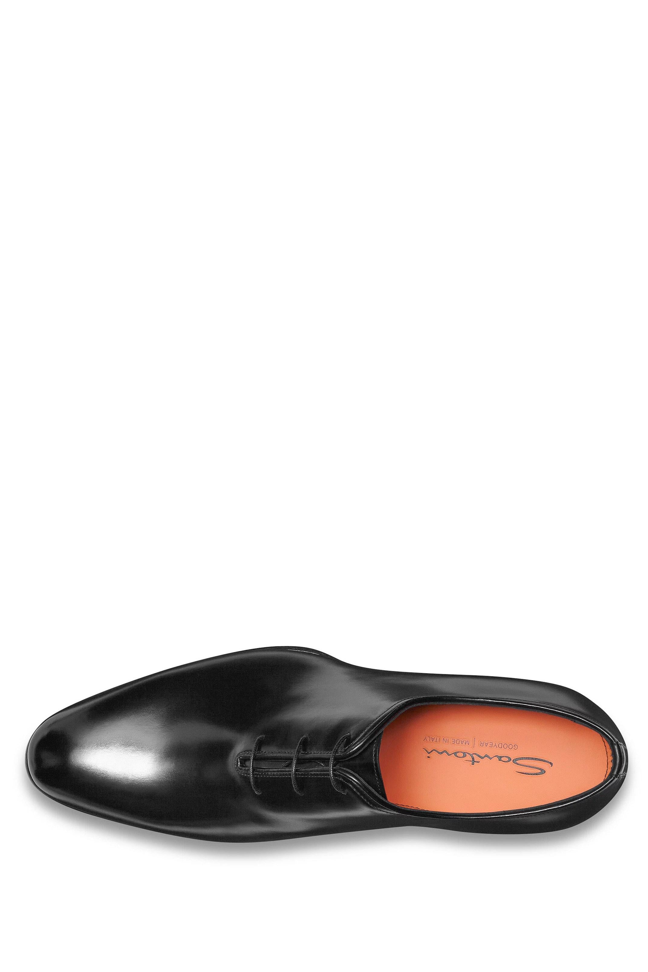 Santoni Scarpa stringata oxford in pelle anticata MCCR16229MC1HVVD N01