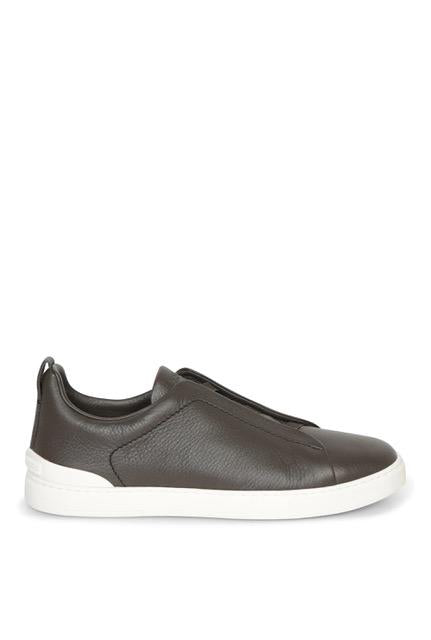 Sneakers Triple Stitch in pelle di cervo LHCVO-S4667Z CSR Zegna