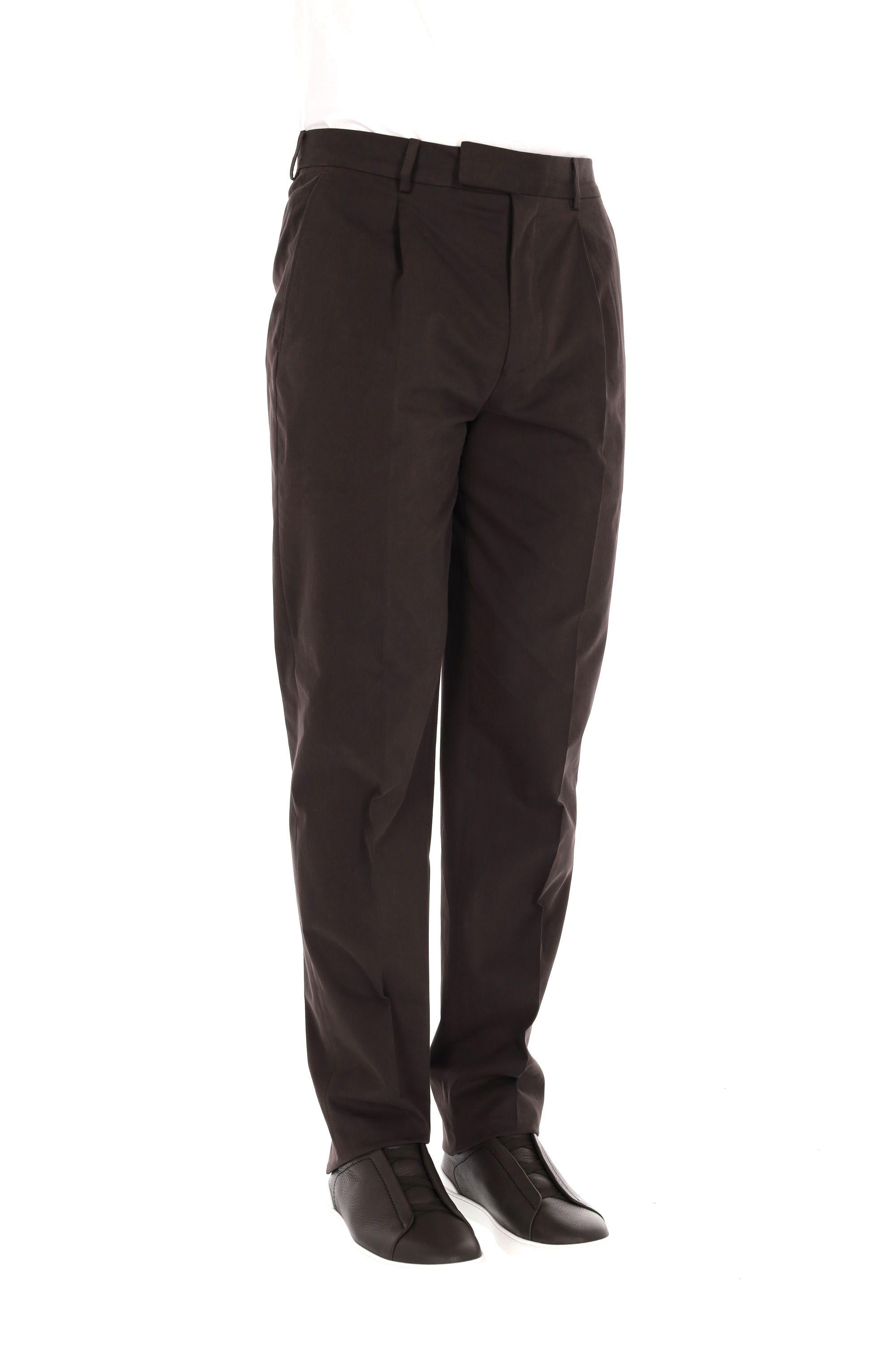 Zegna Pantalone CashCo in cotone-cashmere 929F06A9 77PM12 6R 001