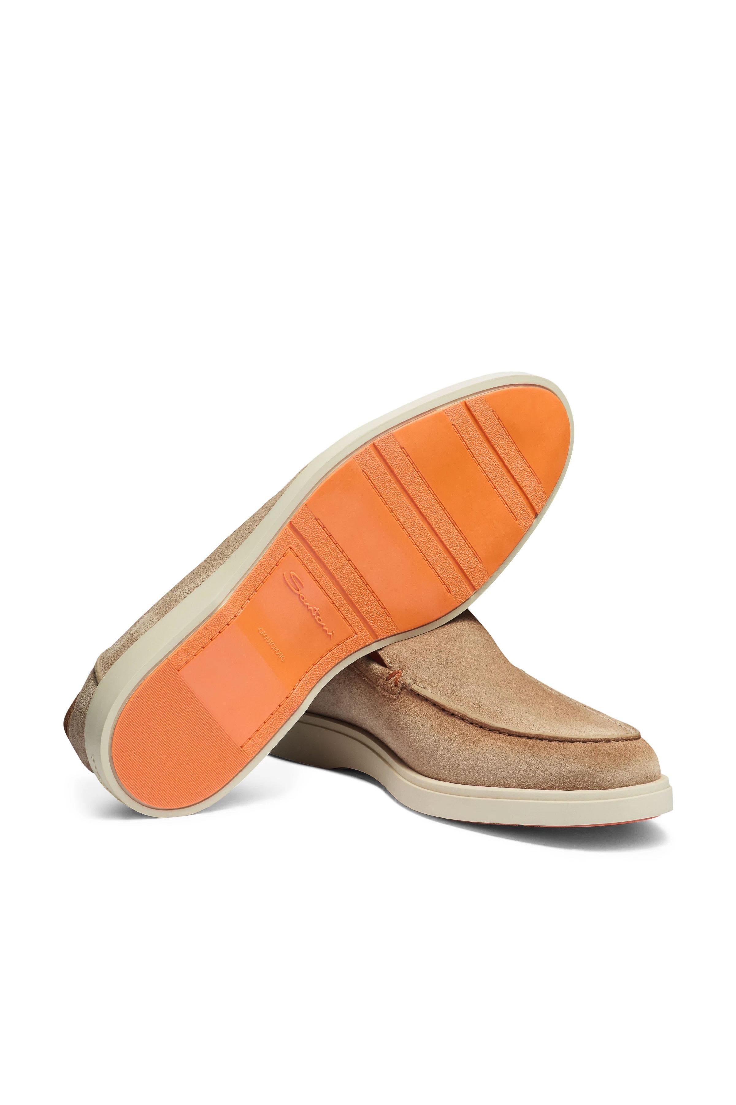 Santoni Scarpa slip on in camoscio MGDT17824TICBGEX C30