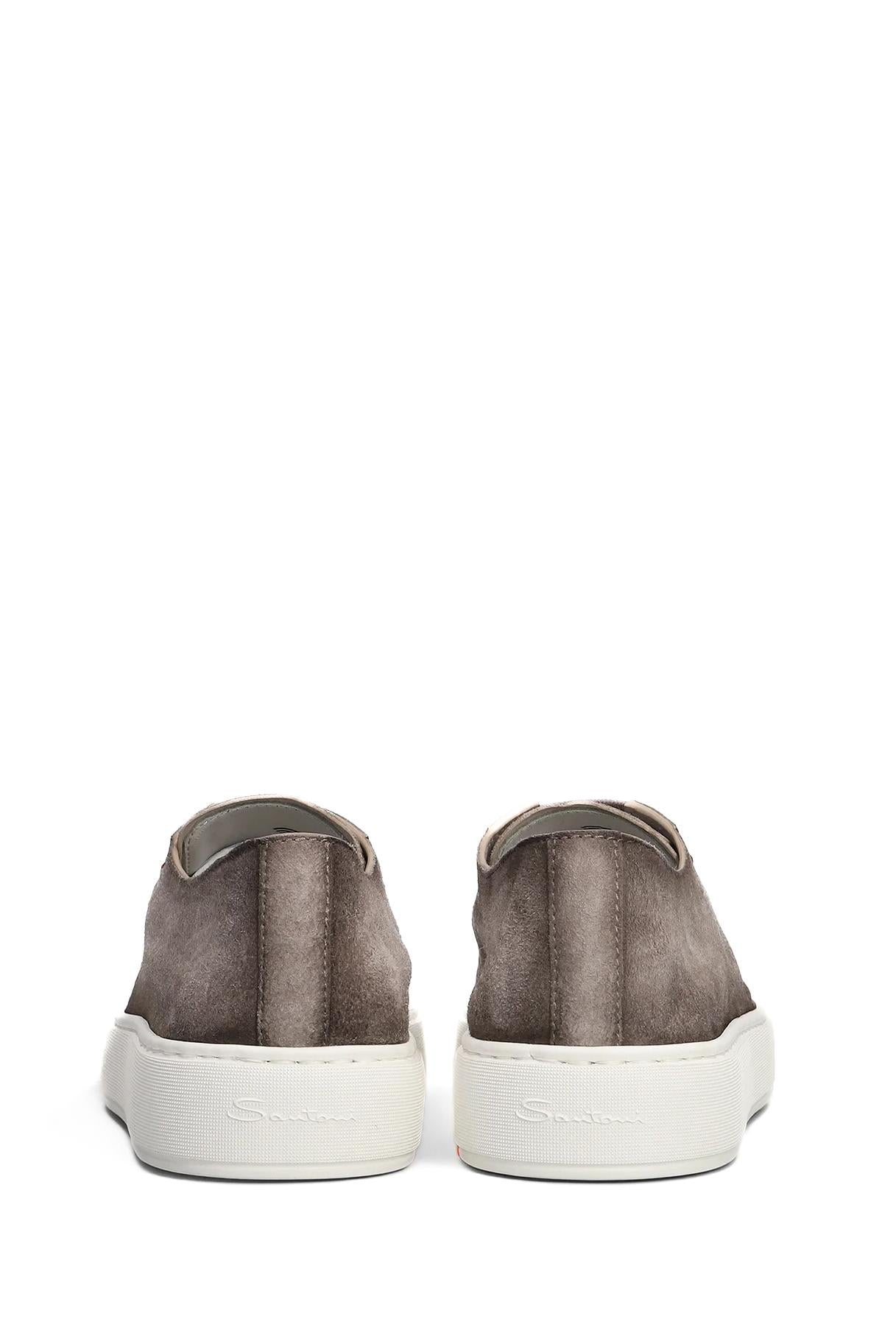 Santoni Sneaker in camoscio seta supersoft MBCD21571BARTAOL E55