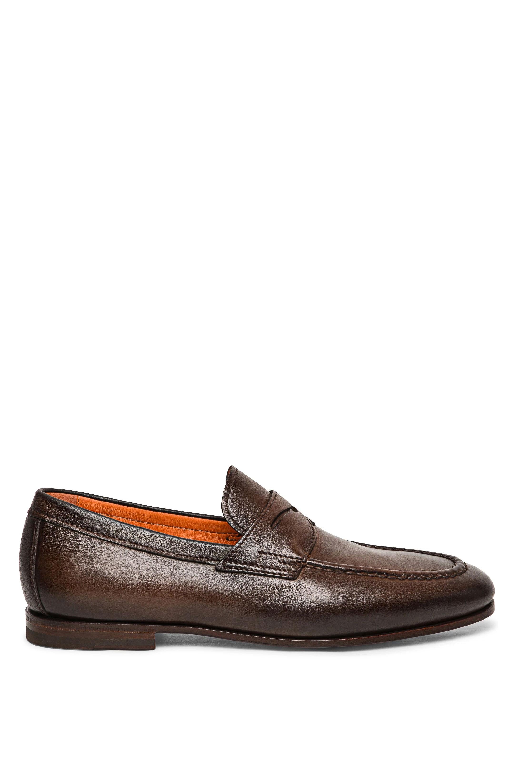 Santoni Mocassino Goodyear in pelle MCNC18007SA4BSLF T50