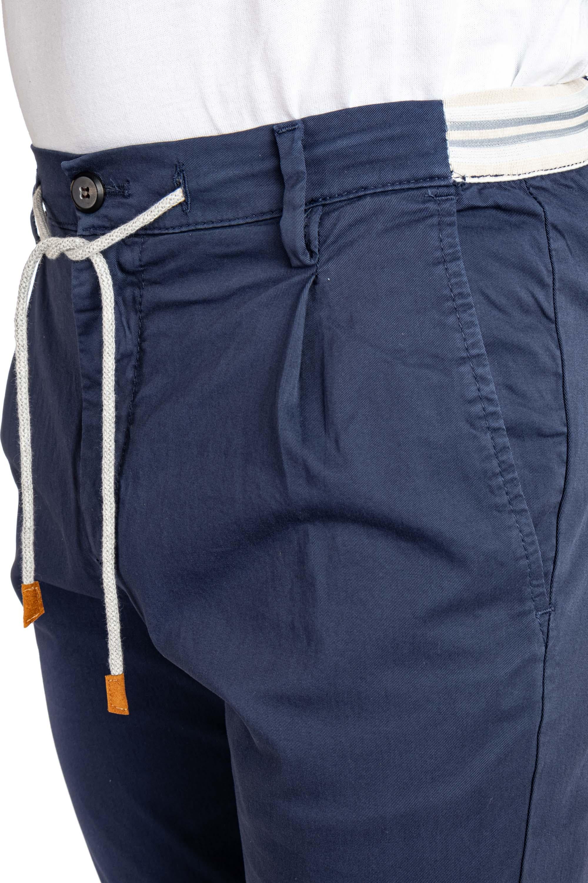 Pantalone in cotone light con elastici in vita I70PANE02 TET0G002/2 19 Eleventy