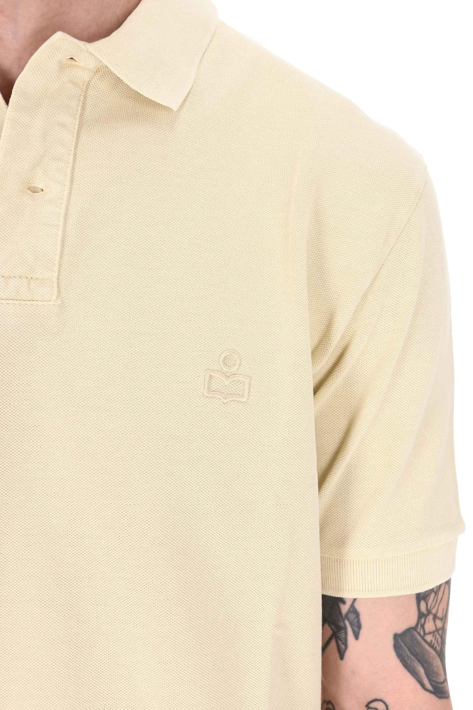 Isabel Marant Polo in piquet di cotone mod. Afko PL003HA-D1K02H 10LY