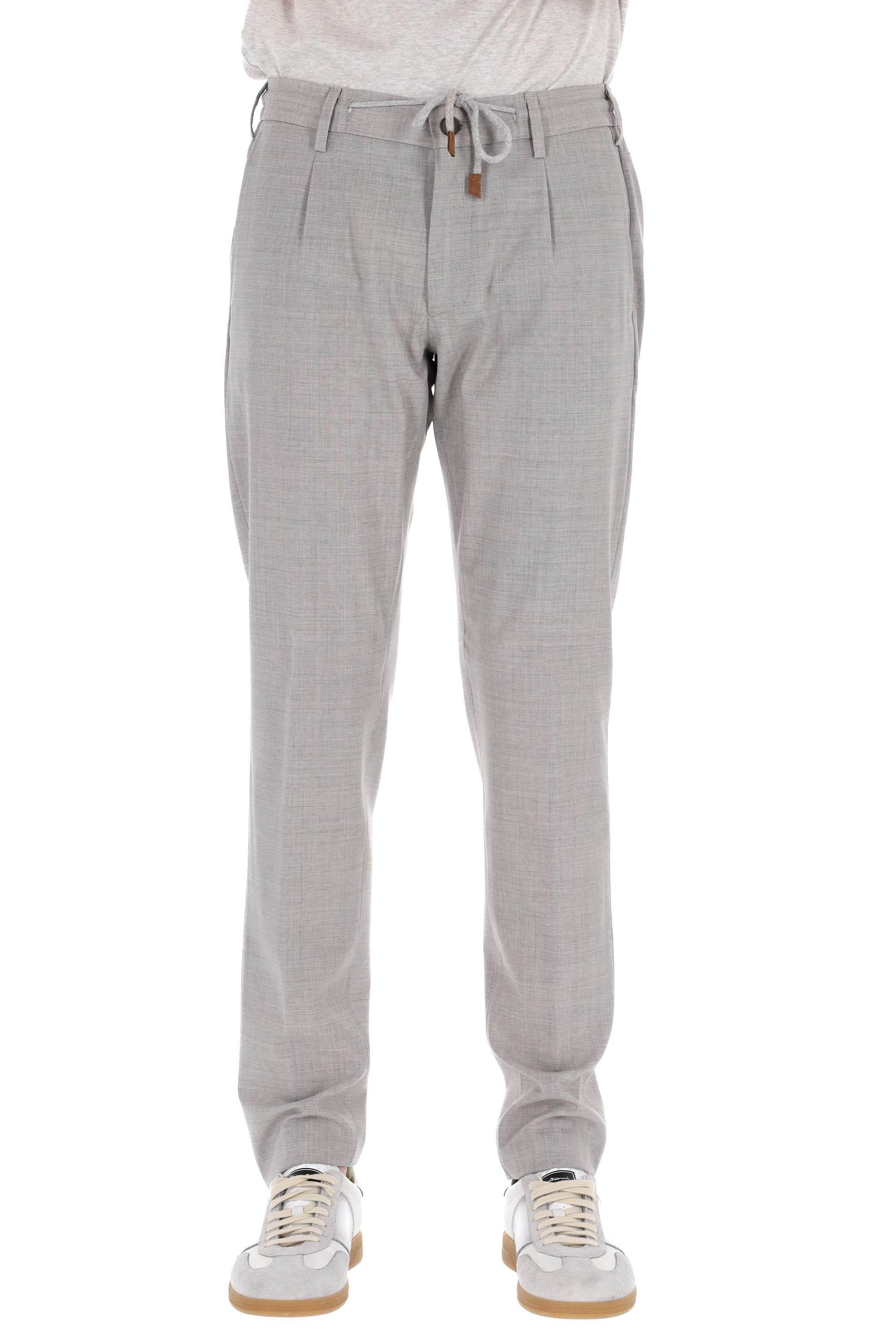 Eleventy Pantalone jogger in fresco lana X75PANB21 TES0A053 06