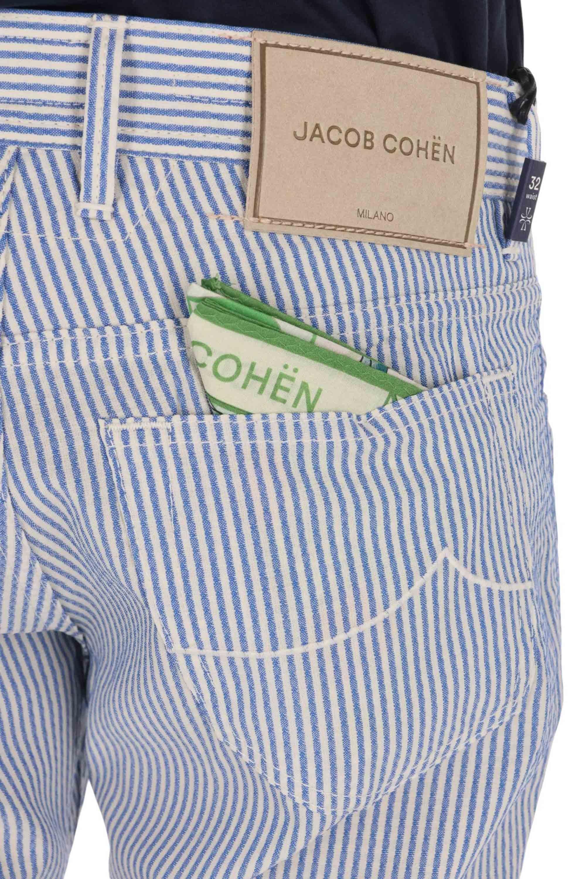 Jacob Cohen 5 tasche color in lana goffrata Bard fit QR004-001-T887A 0658R