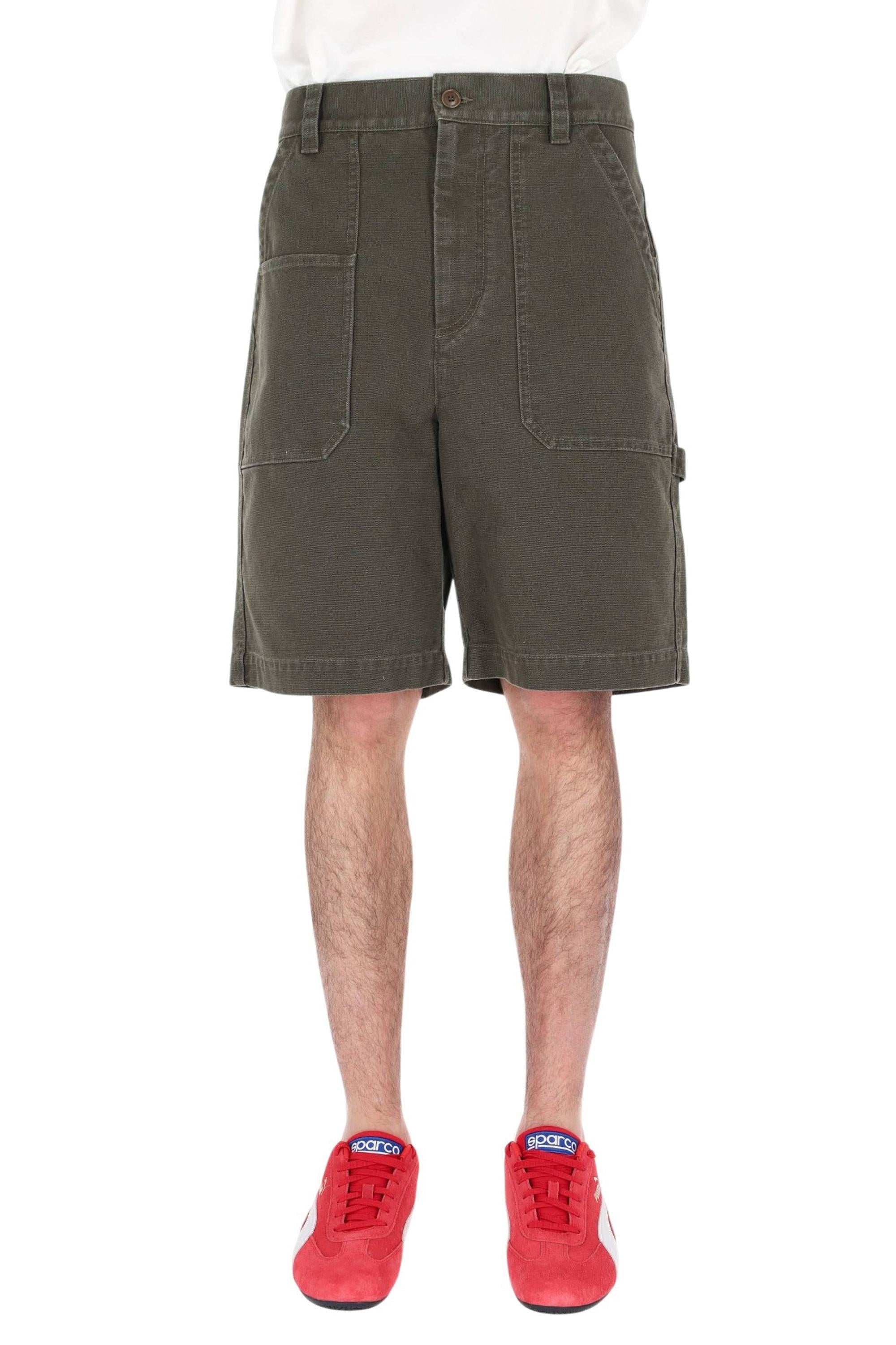 Isabel Marant Bermuda Akyle in canvas di cotone workwear SH0277HA-D1E01H 67KI