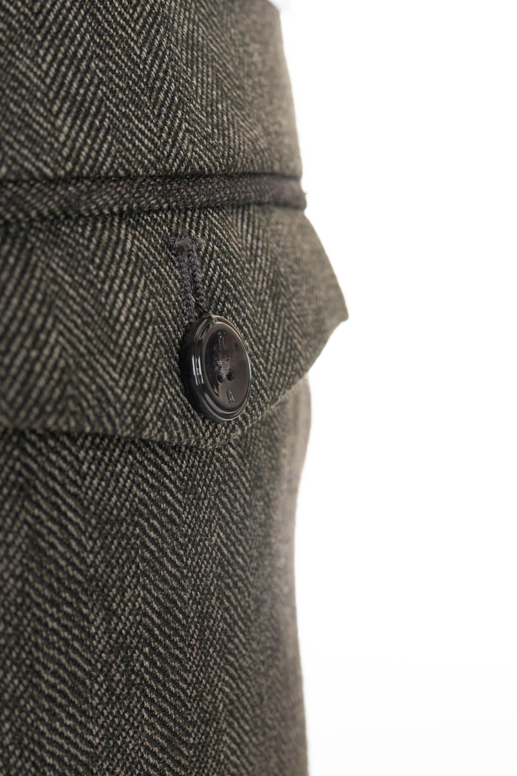 Pantalone in lana spina di pesce Rebel fit 1 pence RFZAZ40FWD MR80/2 0440 PT Torino