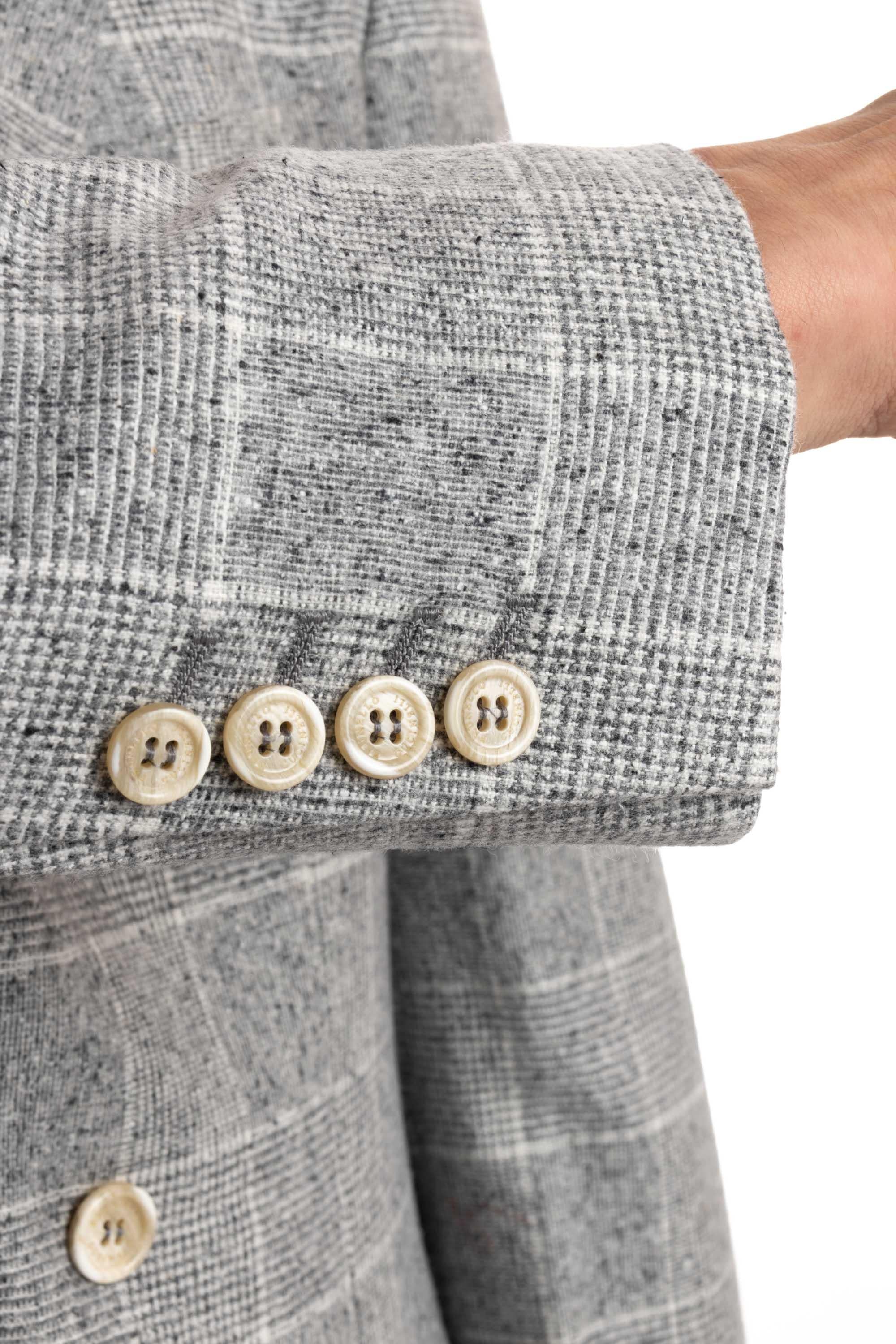Giacca galles in lana-seta-cashmere MY4667BPD C001 Brunello Cucinelli