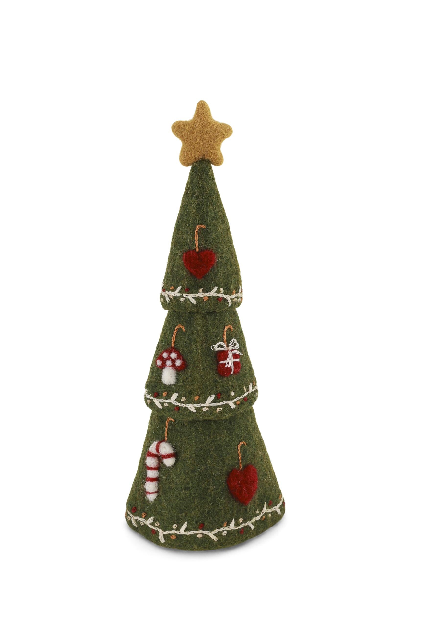 Gry&Sif Albero di natale in feltro componibile 14125 NN