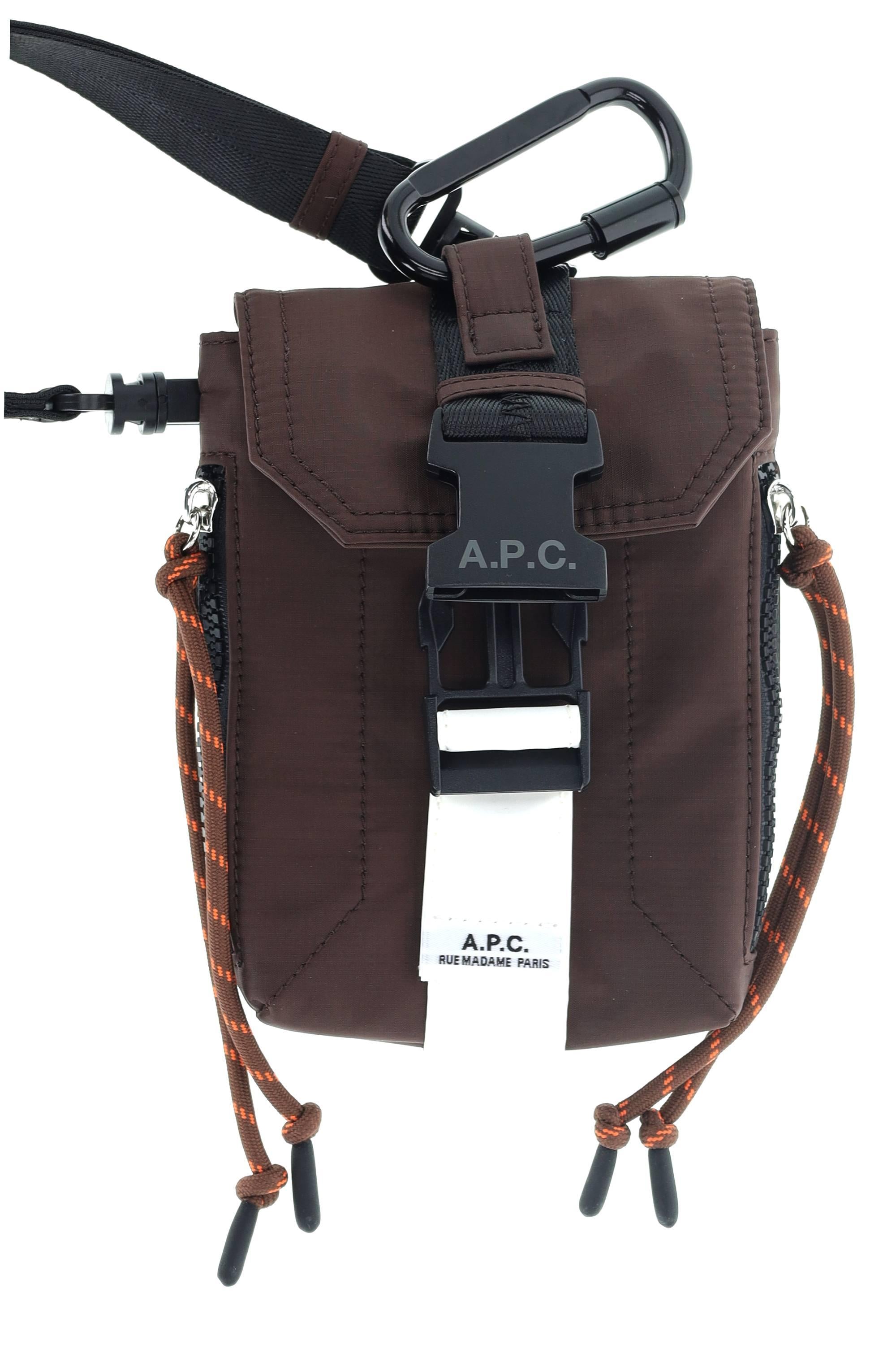 A.P.C. Crossbody pouch trek PAAGS-H61733 CAA-MARRON