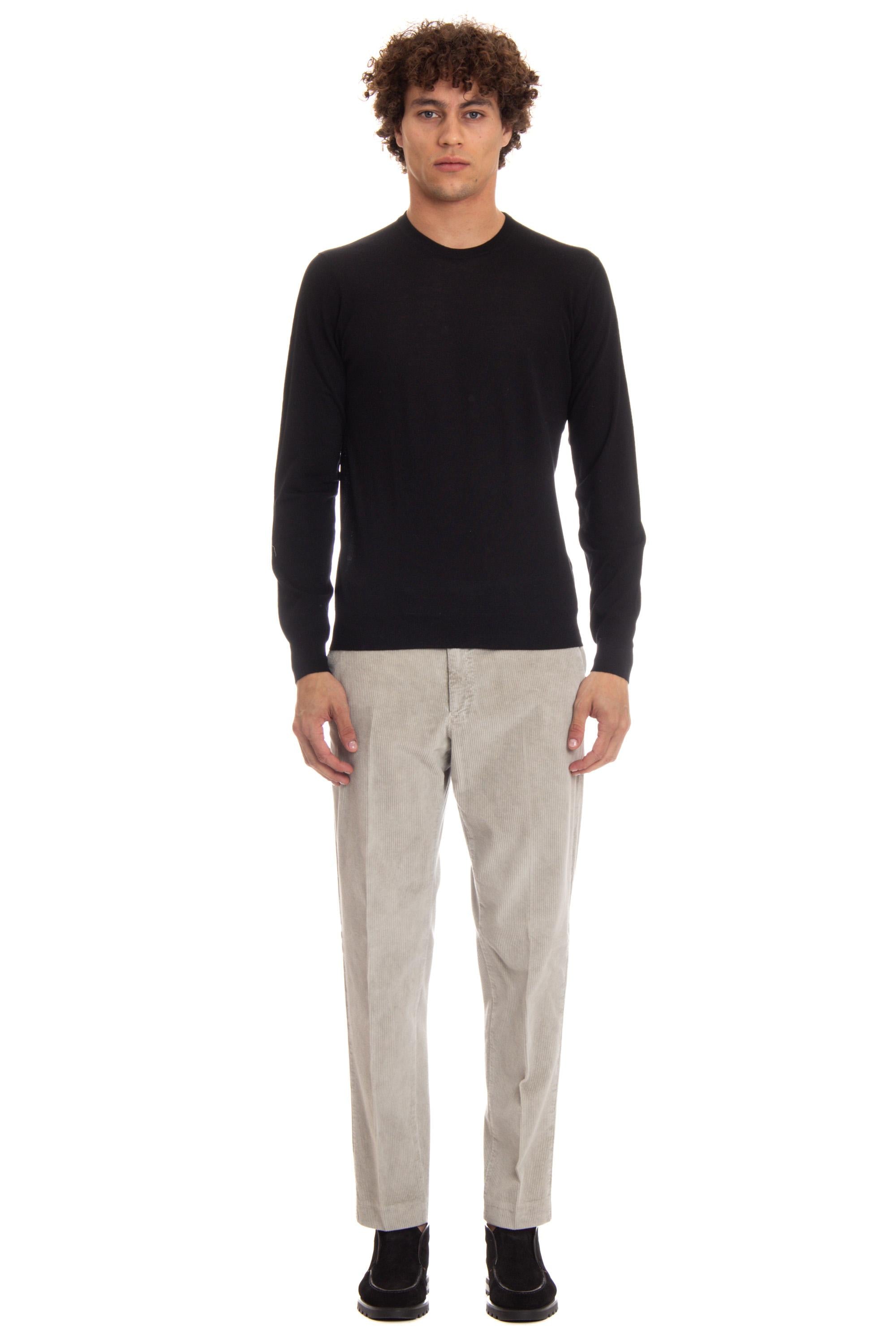 Drumohr Maglia girocollo in lana Super 140's D0D103.6 690