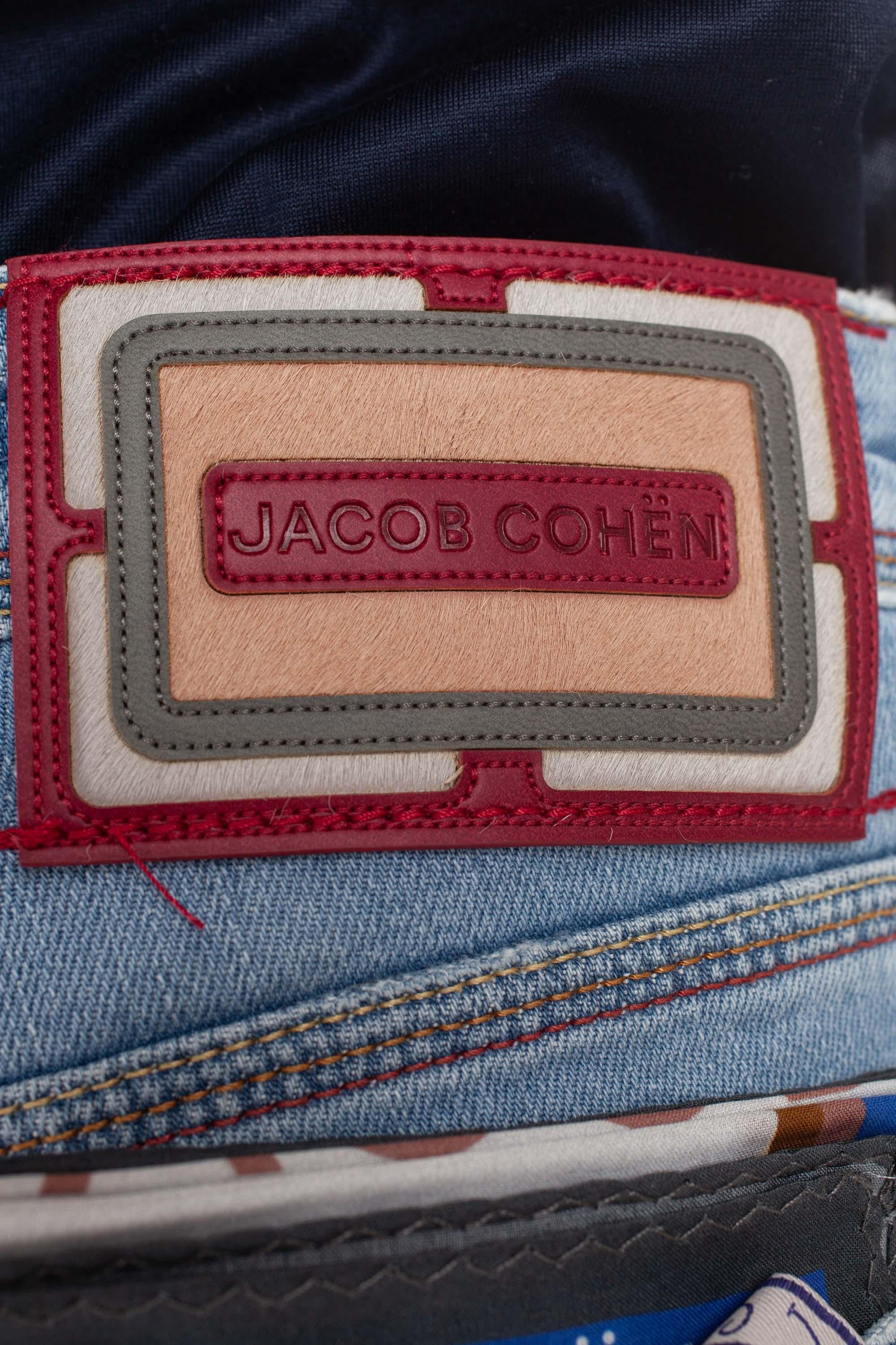 Jeans in cotone etichetta geometrica Nick fit M06 39 S3736 NICK 740D Jacob Cohen