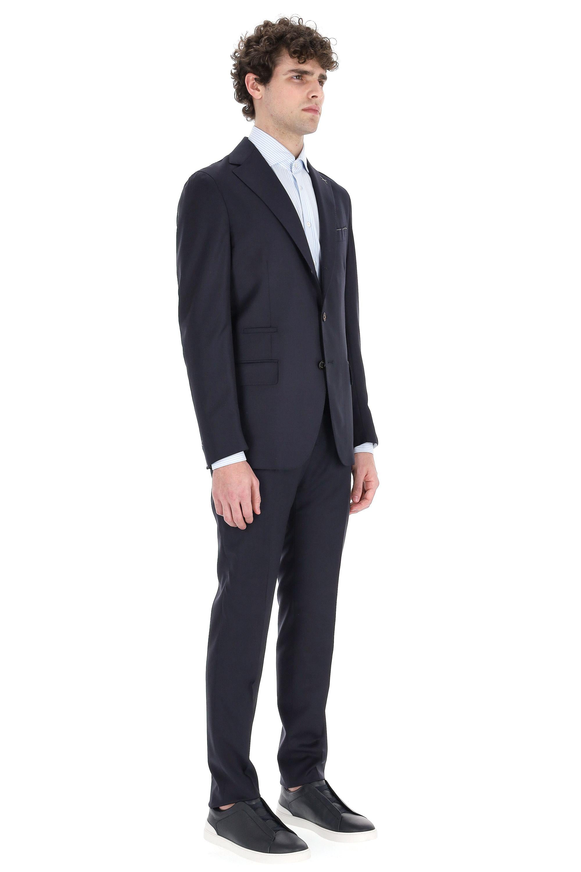 Eleventy Abito monopetto destrutturato in lana X75ABUD01 TES0C077 11