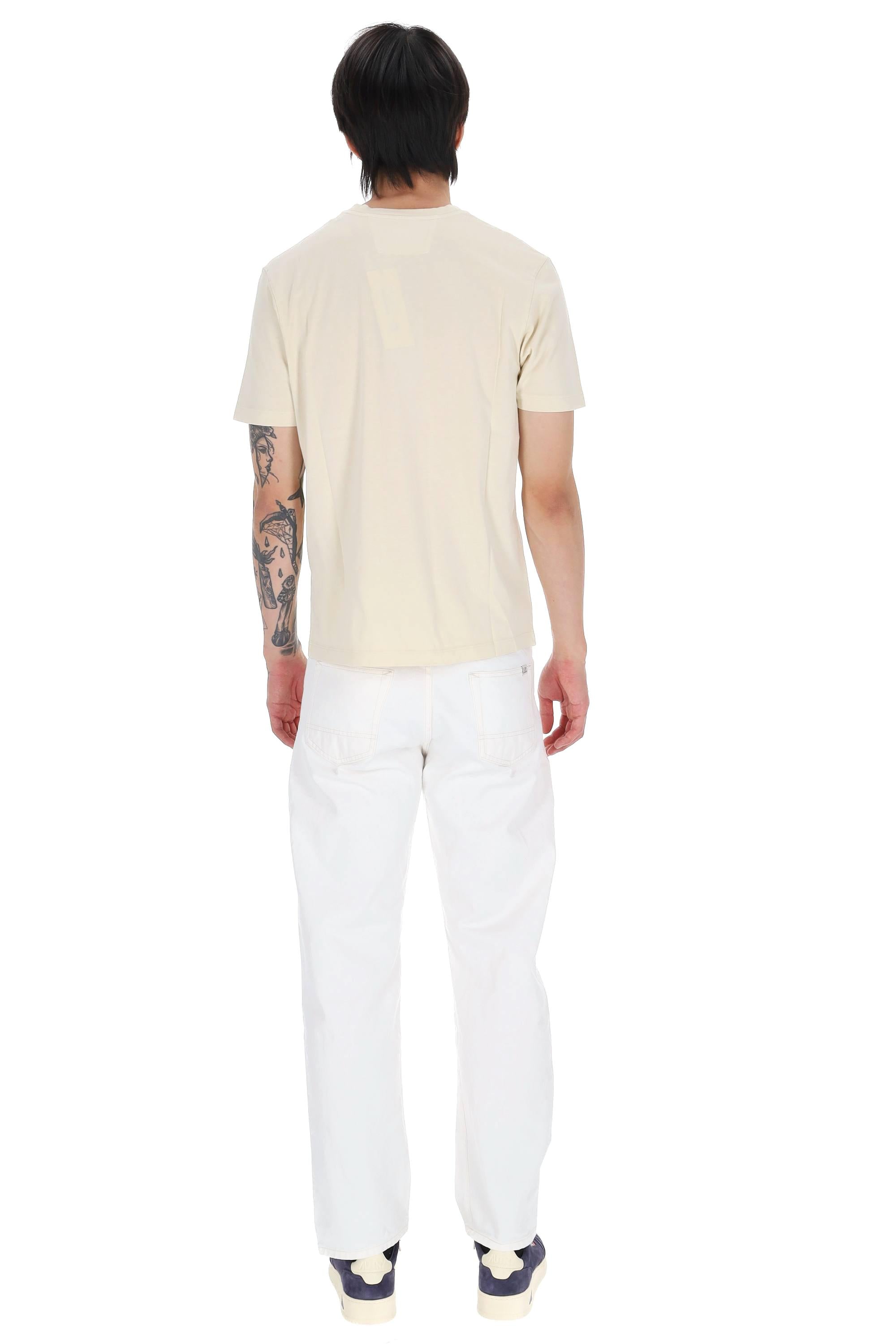 CP Company T-shirt in jersey di cotone 24/1 con logo 20CMTS294A 005431G 114