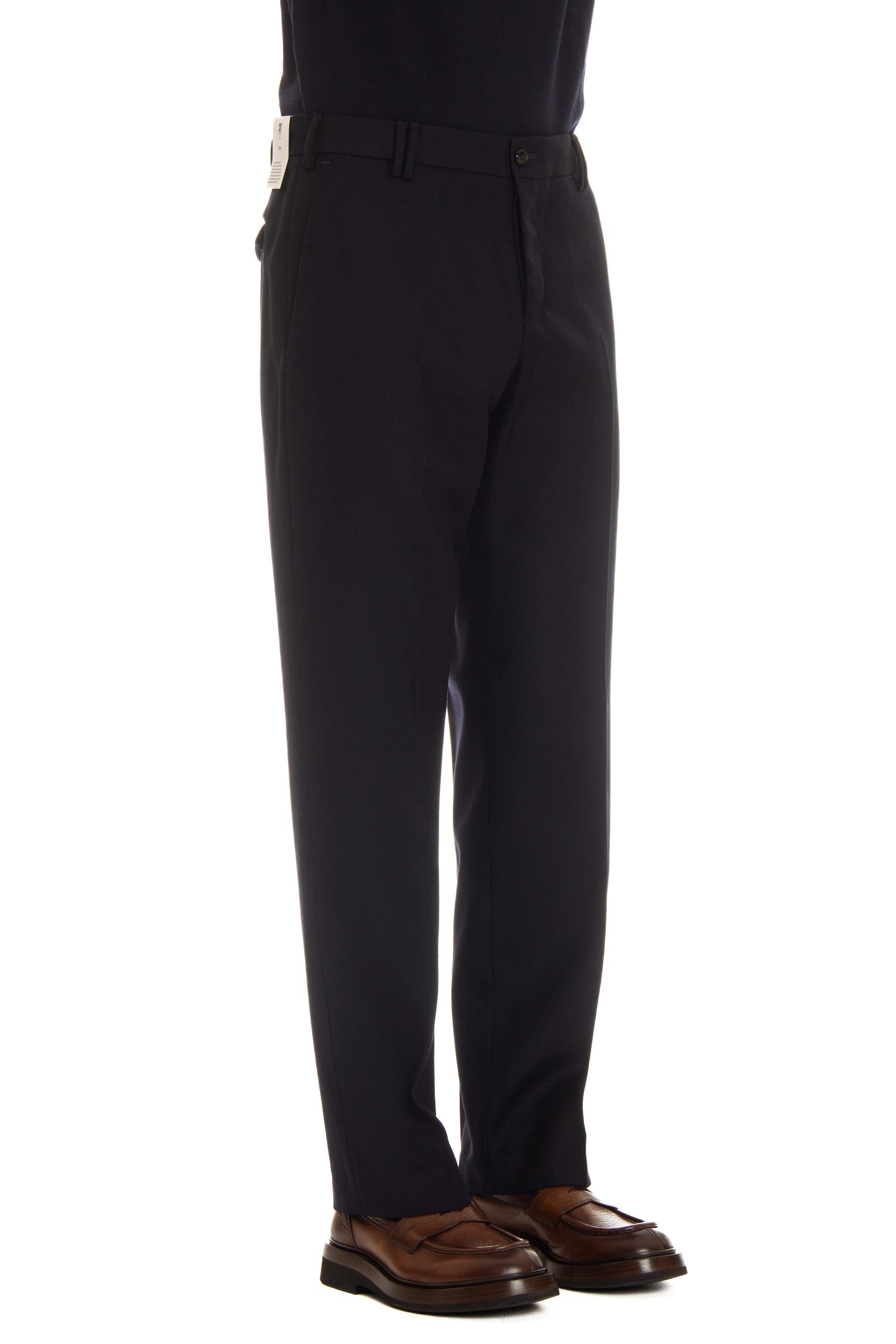 Pantalone in drill di lana gamba dritta mod. Michael ASJDB00FWD SD52-2 0360 PT Torino