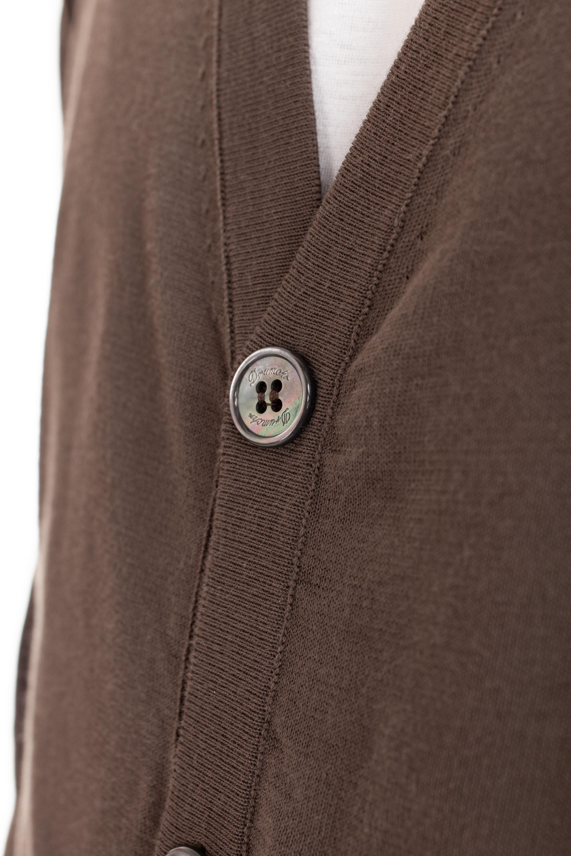 Cardigan in fine cotone D0GN109/2 576 Drumohr