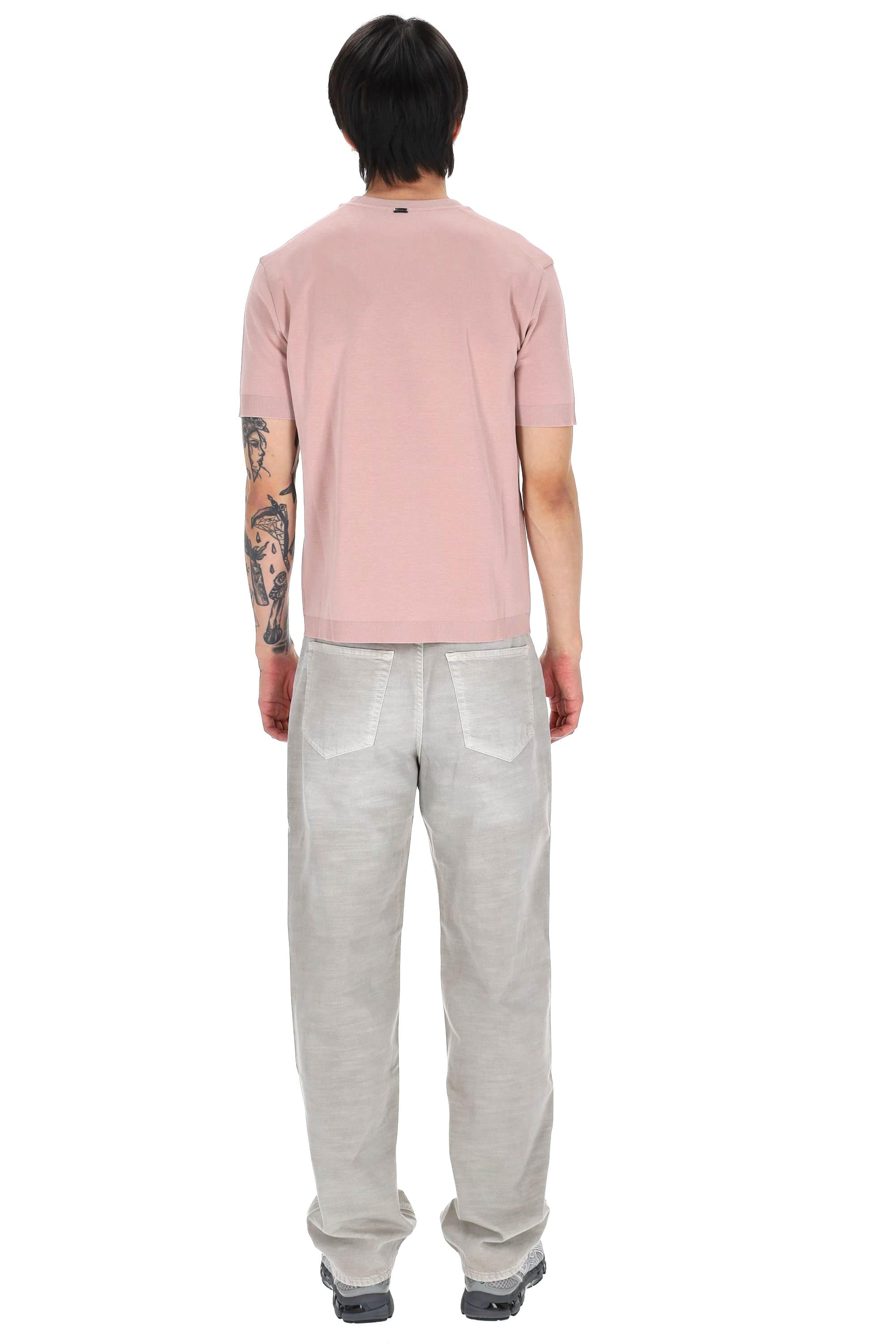 Herno T-shirt in jersey di cotone effetto maglia JG000206U 4039